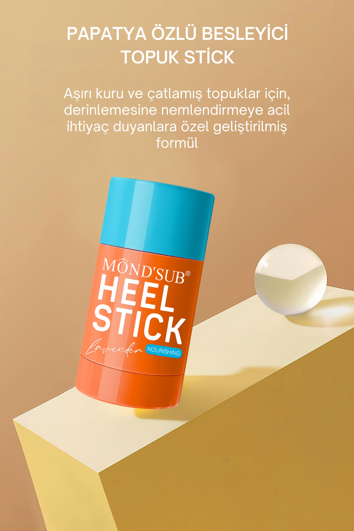 MondSub Onarıcı Ve Nemlendirici Çatlak Topuk Bakımı Stick Ayak Bakım Kremi (30ml)