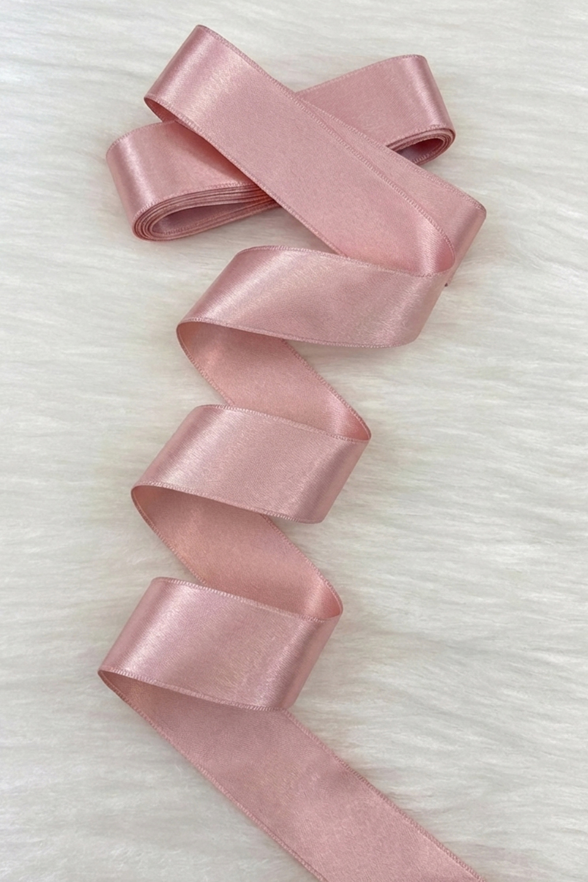 ZEYMERADE 4 Cm Pudra Çift Taraflı Saten Kurdele 10 Metre, Bohça Çeyiz Özel Gün Hediye Süsleme Kurdelesi