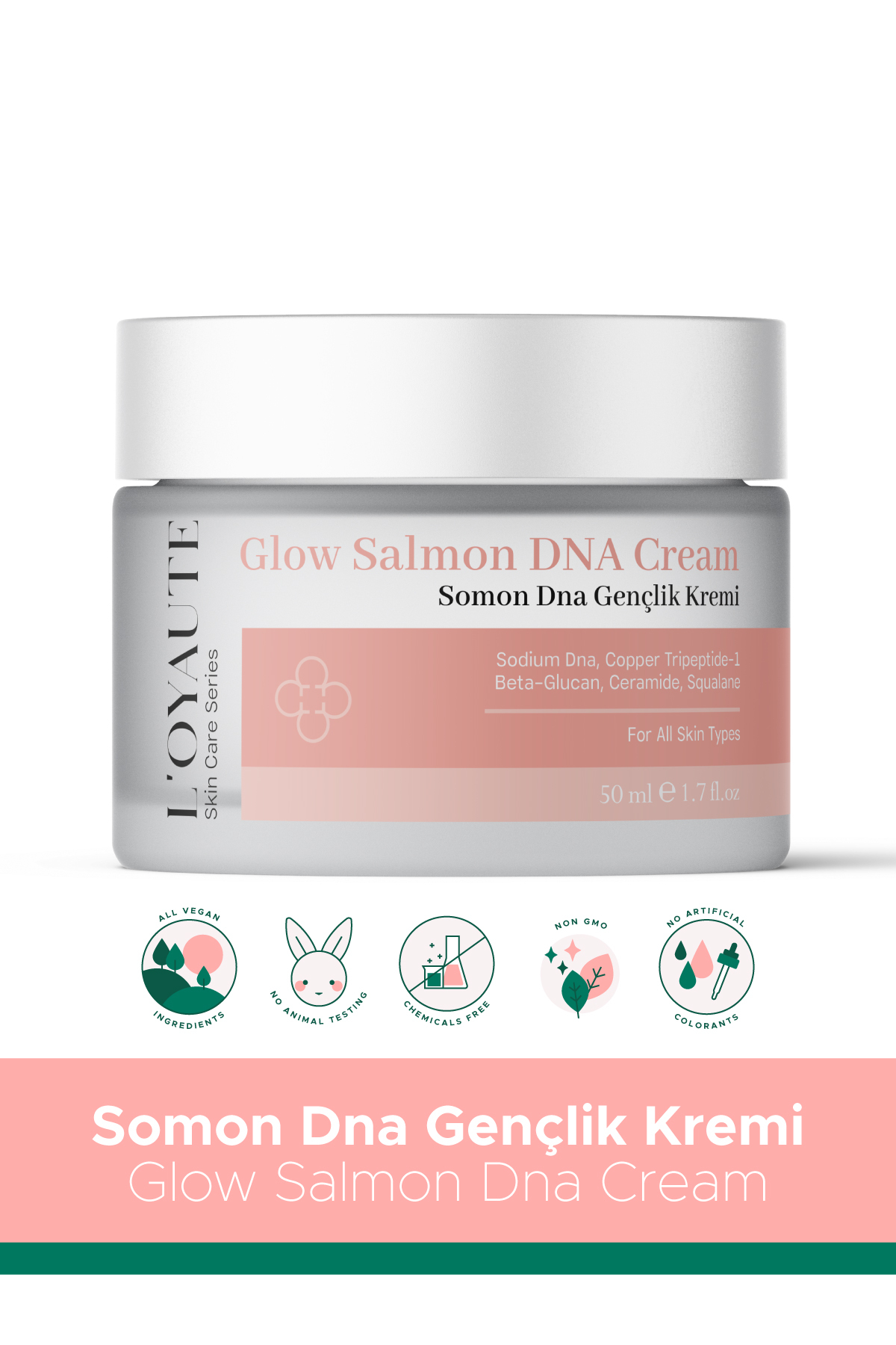 LOYAUTE Kırışıklık Karşıtı PDRN Somon Dna Gençlik Kremi 50 ml