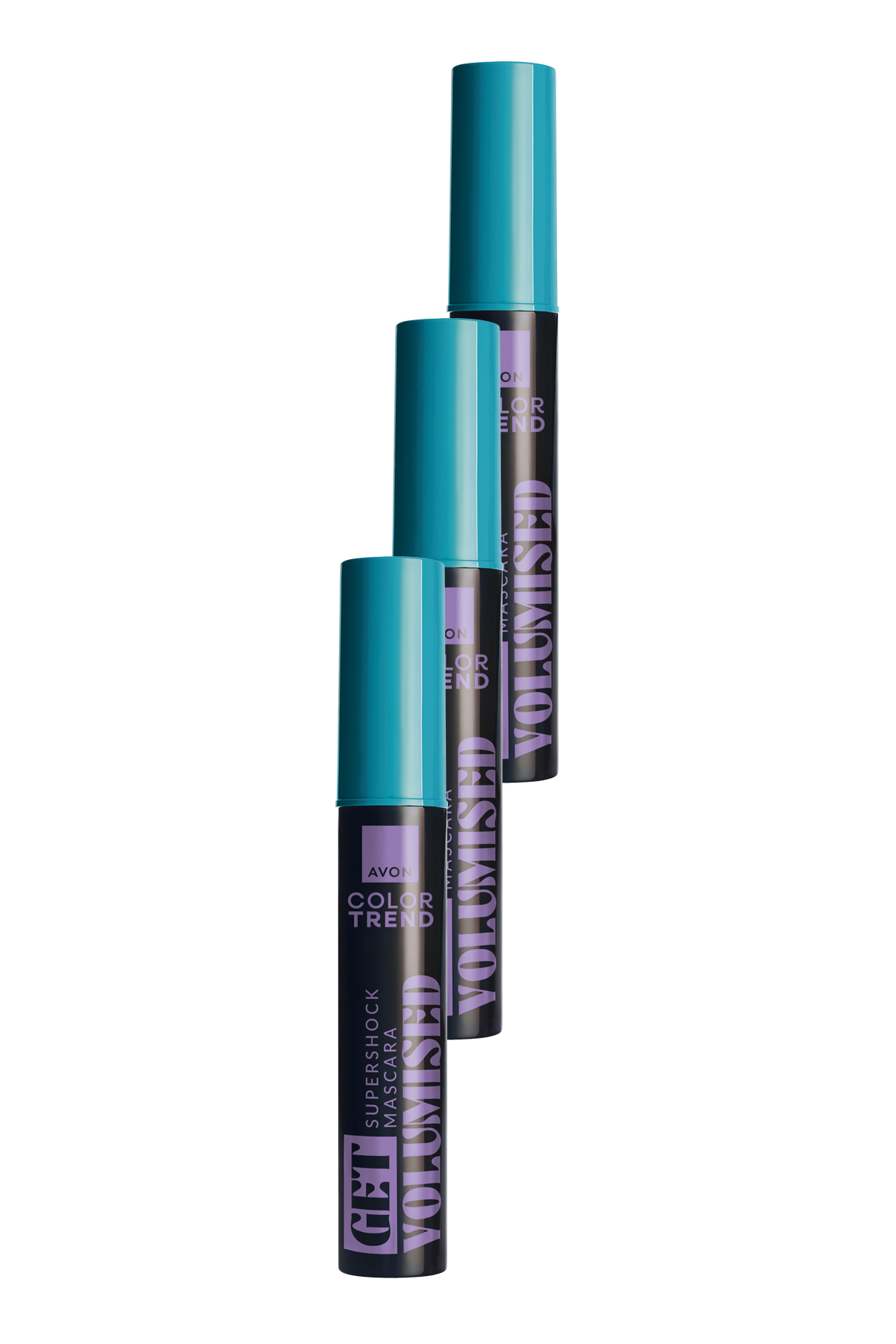 AVON Color Trend Get Volumised Supershock Mascara Blackest Black Üçlü Set