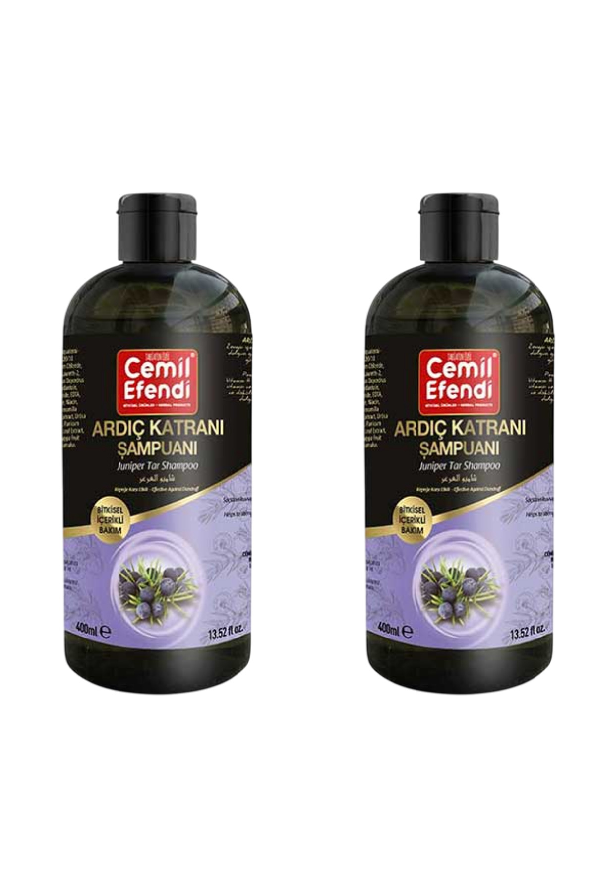 Cemilefendi 2 Adet Ardıç Katranı Şampuanı 400 ml