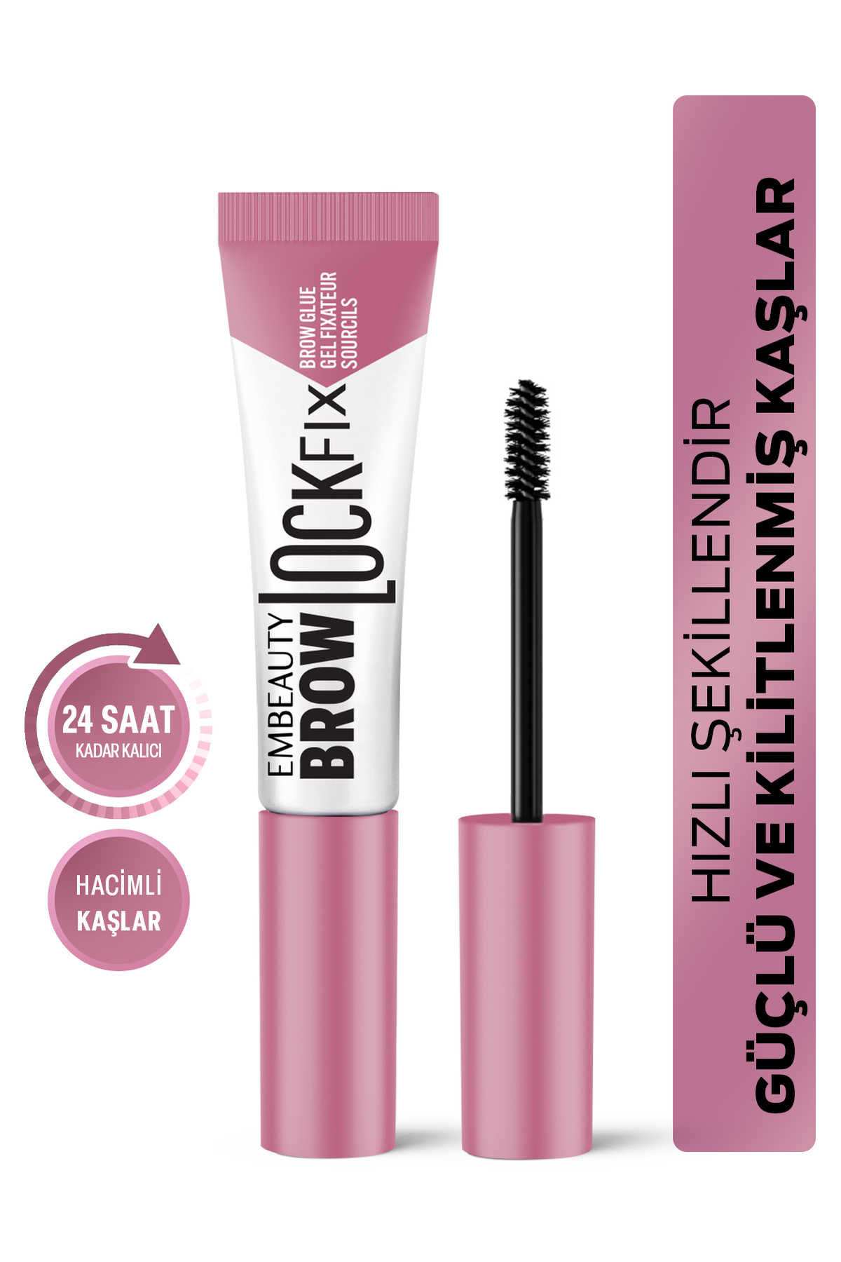Embeauty Brow Lock Fıx Kaş Sabitleyici Maskara (Şeffaf)