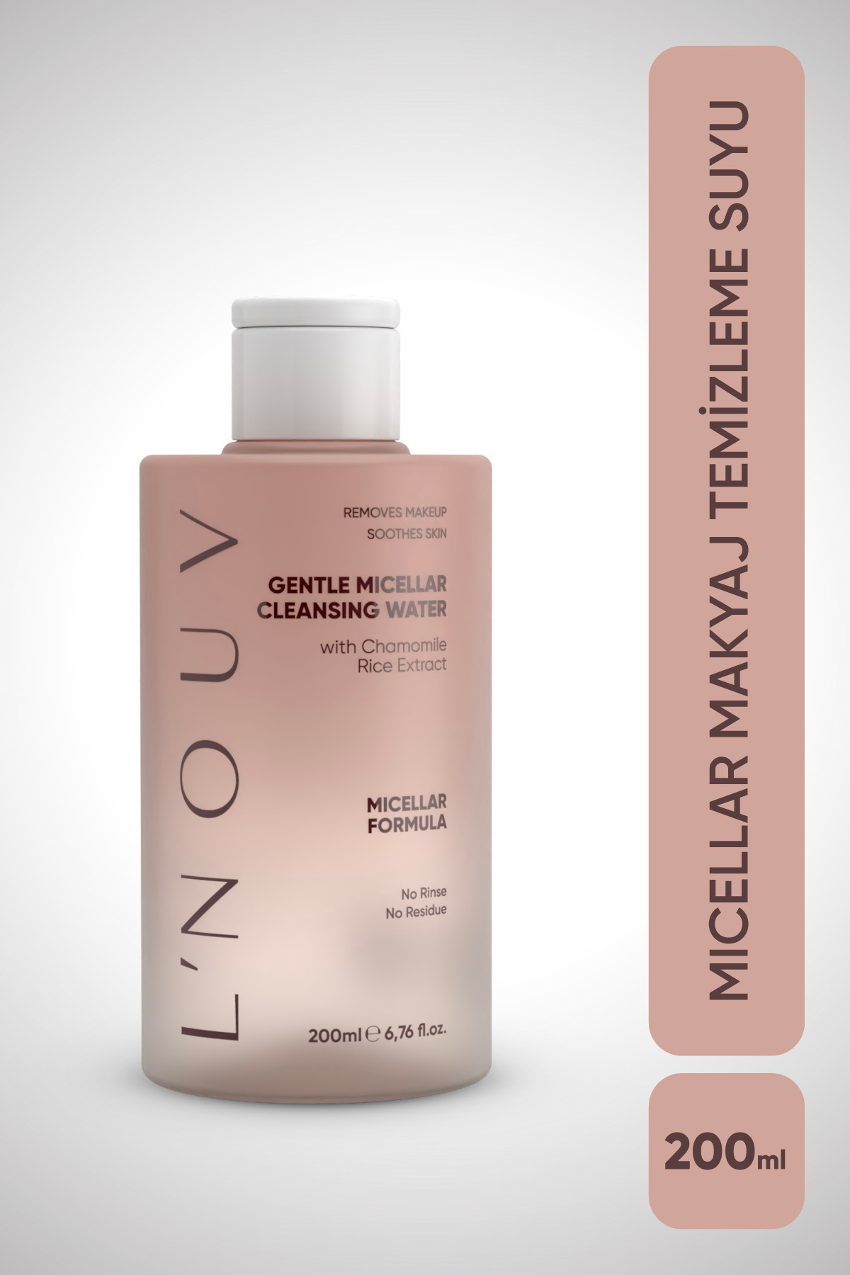 LNOUV Micellar Makyaj Temizleme Suyu 200 ml | Chamomile, Rice Extract