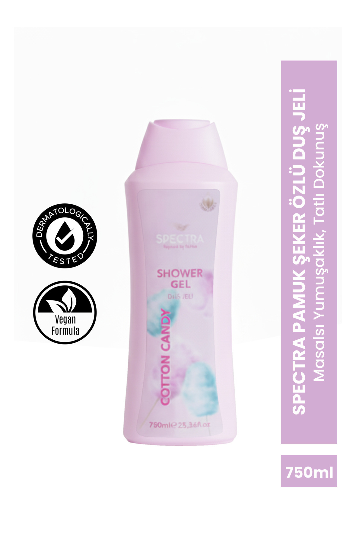 Spectra Care PAMUK ŞEKER KOKULU NEMLENDİRİCİ DUŞ JELİ - 750 ML