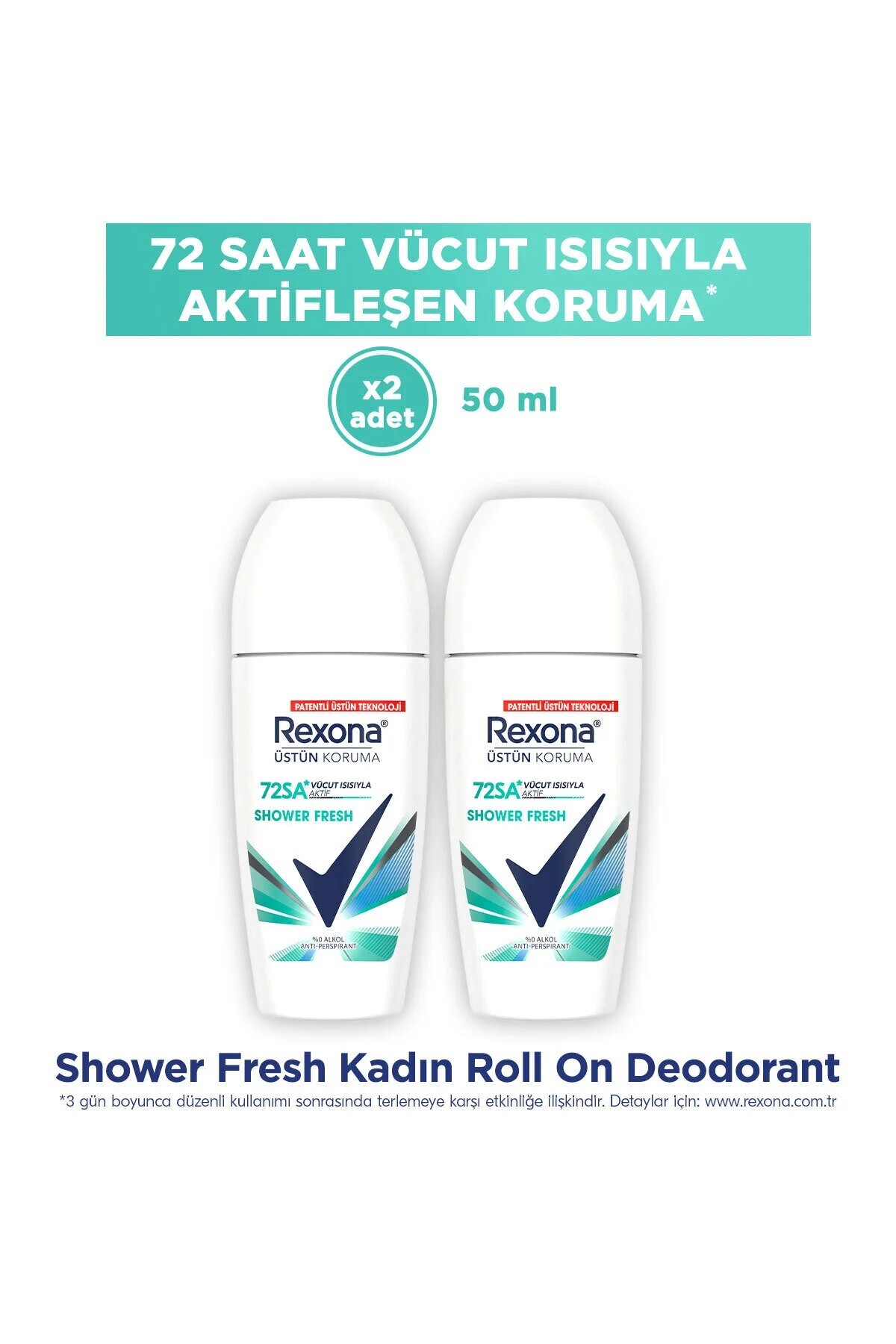Rexona Motion Sense Shower Fresh Rolon 2'li