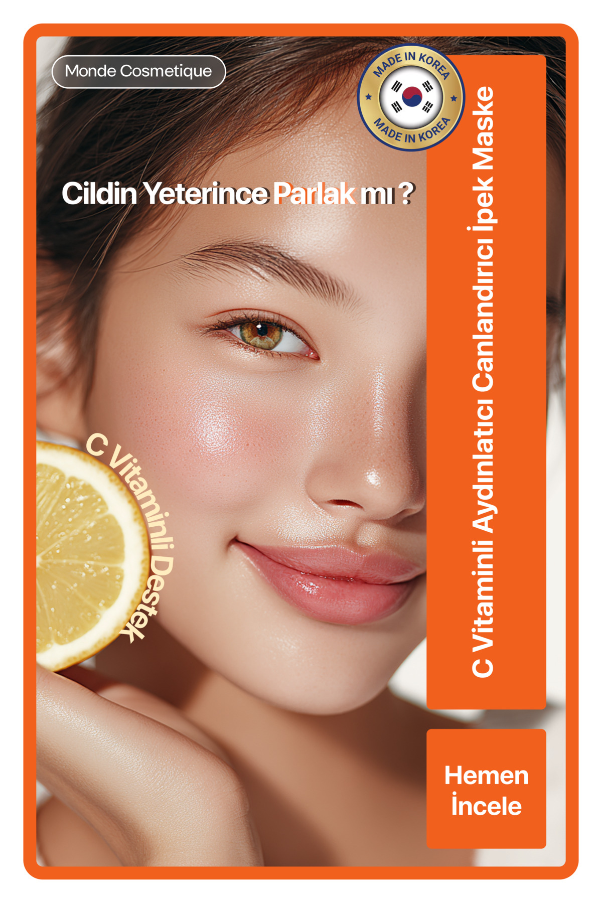 Chamos C Vitaminli Aydınlatıcı Canlandırıcı Ipek Maske