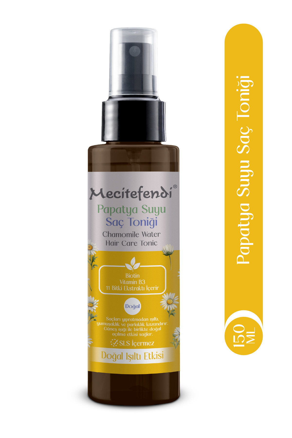 Mecitefendi PAPATYA SUYU SAÇ TONİĞİ 150 ML