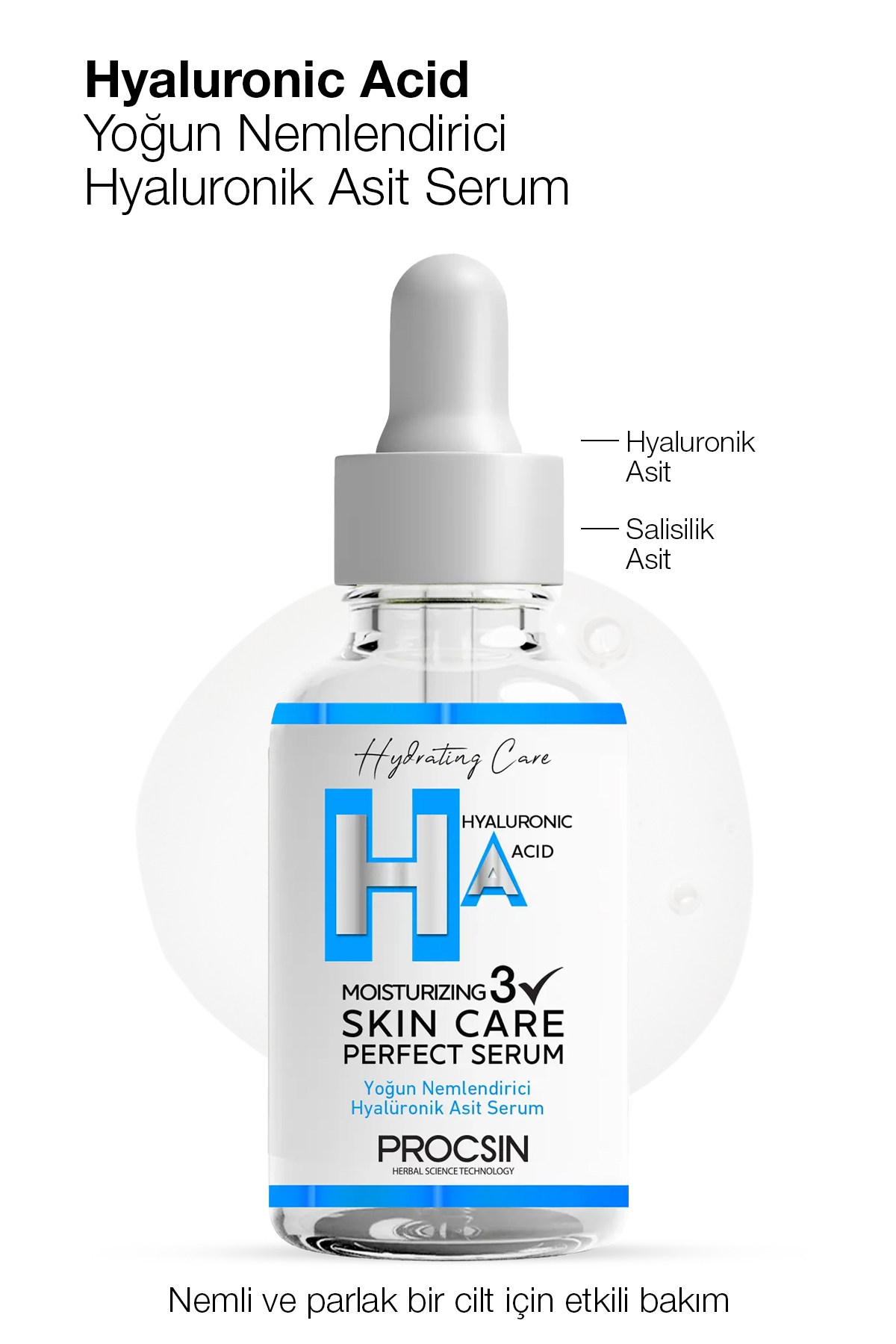 PROCSIN Yoğun Nemlendirici Hyaluronik Asit Serum 20 ml