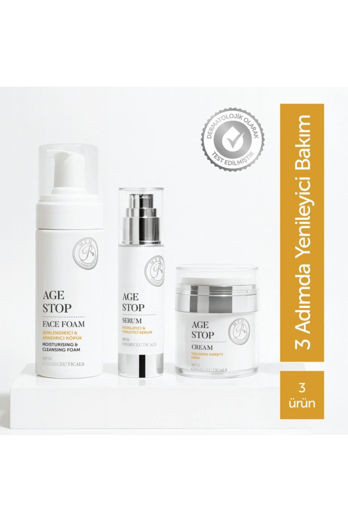 MFM COSMECEUTICALS MFM 3 Adımda Yenileyici Bakım Set