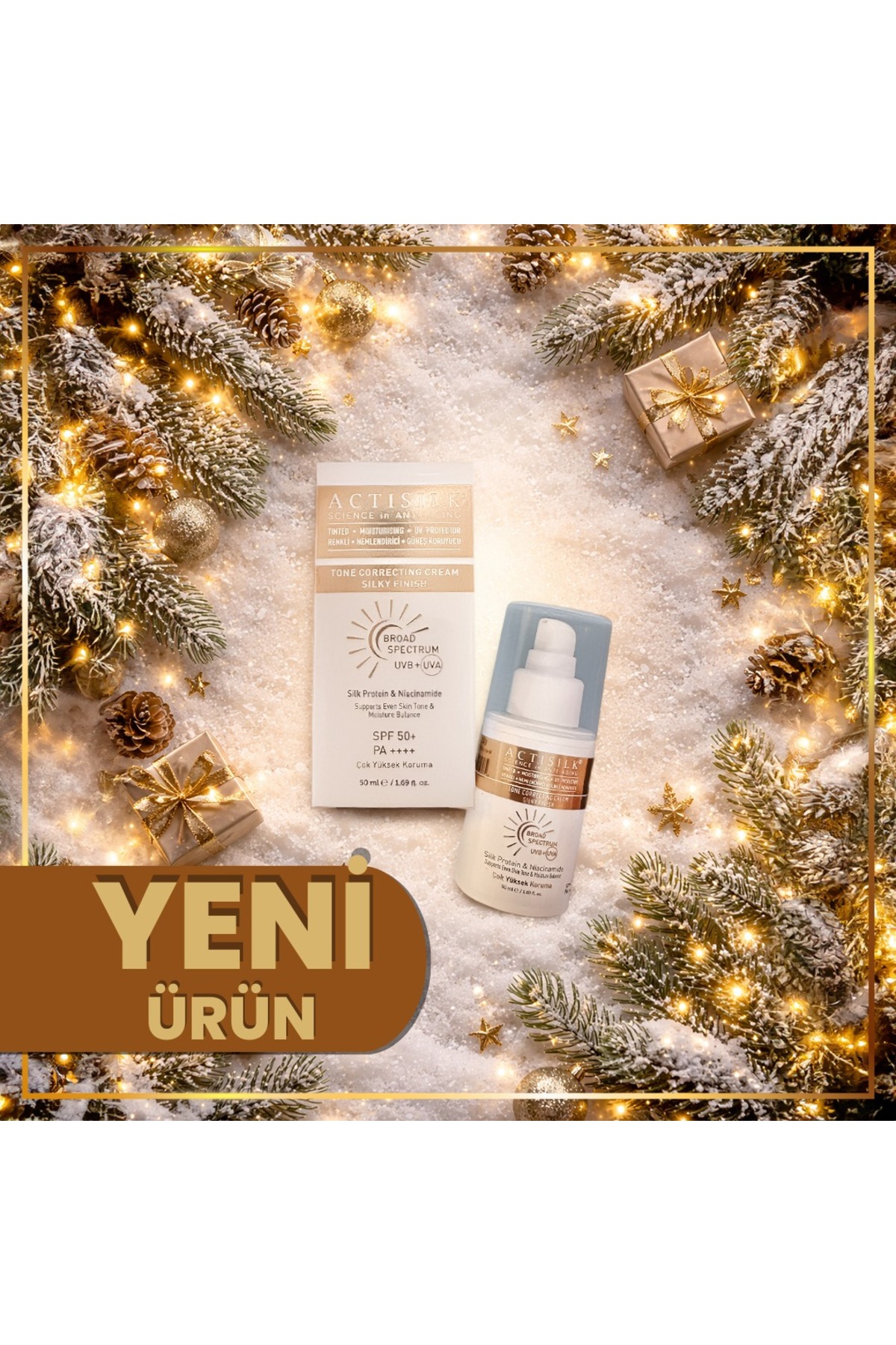 ACTISILK TINTED TON EŞİTLEYİCİ UV Koruyucu Krem