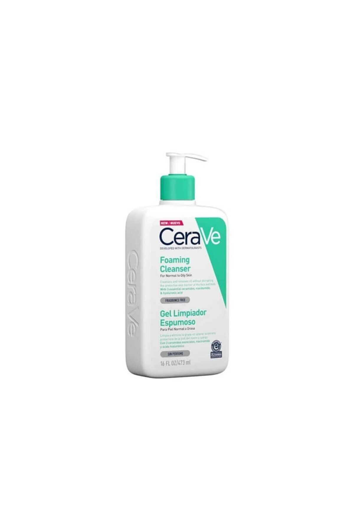 CeraVe Foaming Cleanser Normal & Yağlıya Dönük Ciltler Için 473 ml
