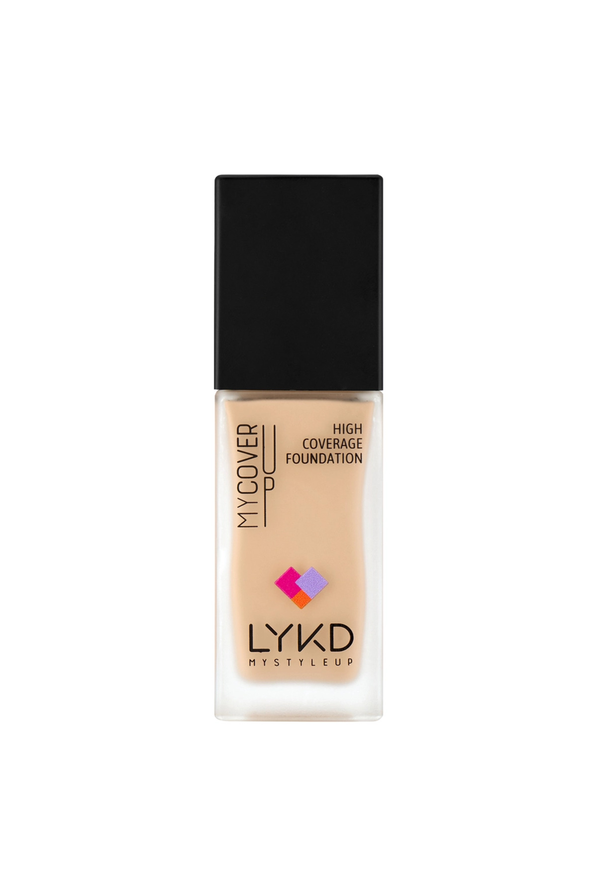 lykd High Coverage Fondöten-166 Silk ivory (Yüksek kapatıcılık sağlar ve pürüzsüz bitiş)