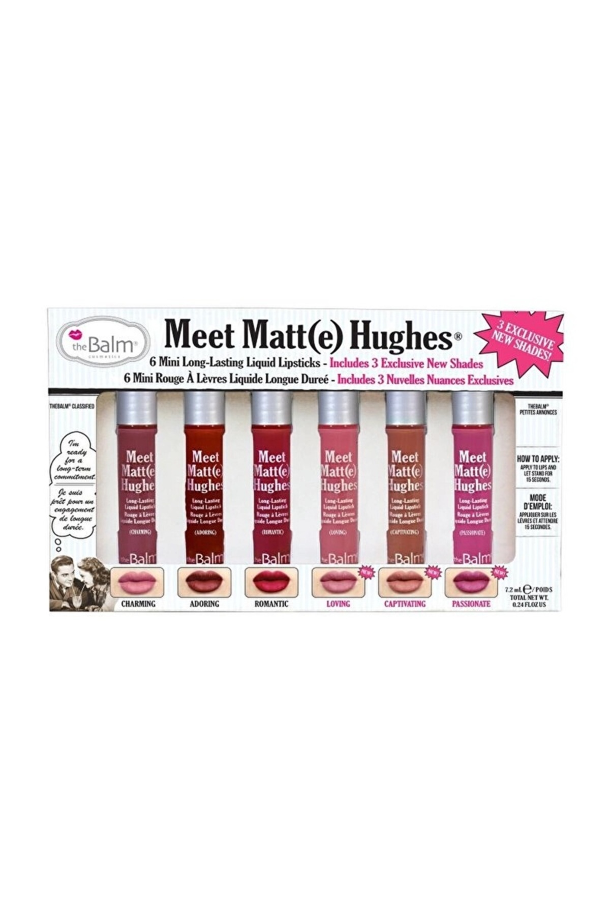 the balm Meet Matte Hughes 6'lı Ruj Seti