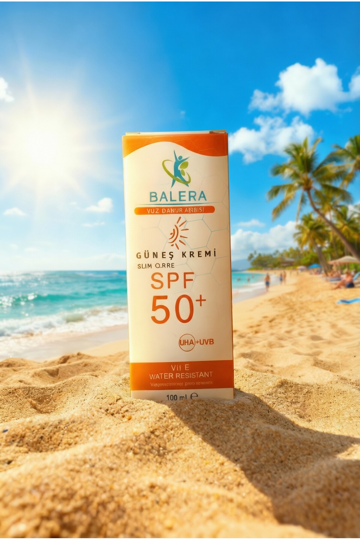 BALERA Sun Güneş Koruyucu Krem & Spf 50 Uva Uvb Nemlendirici Krem 100ml