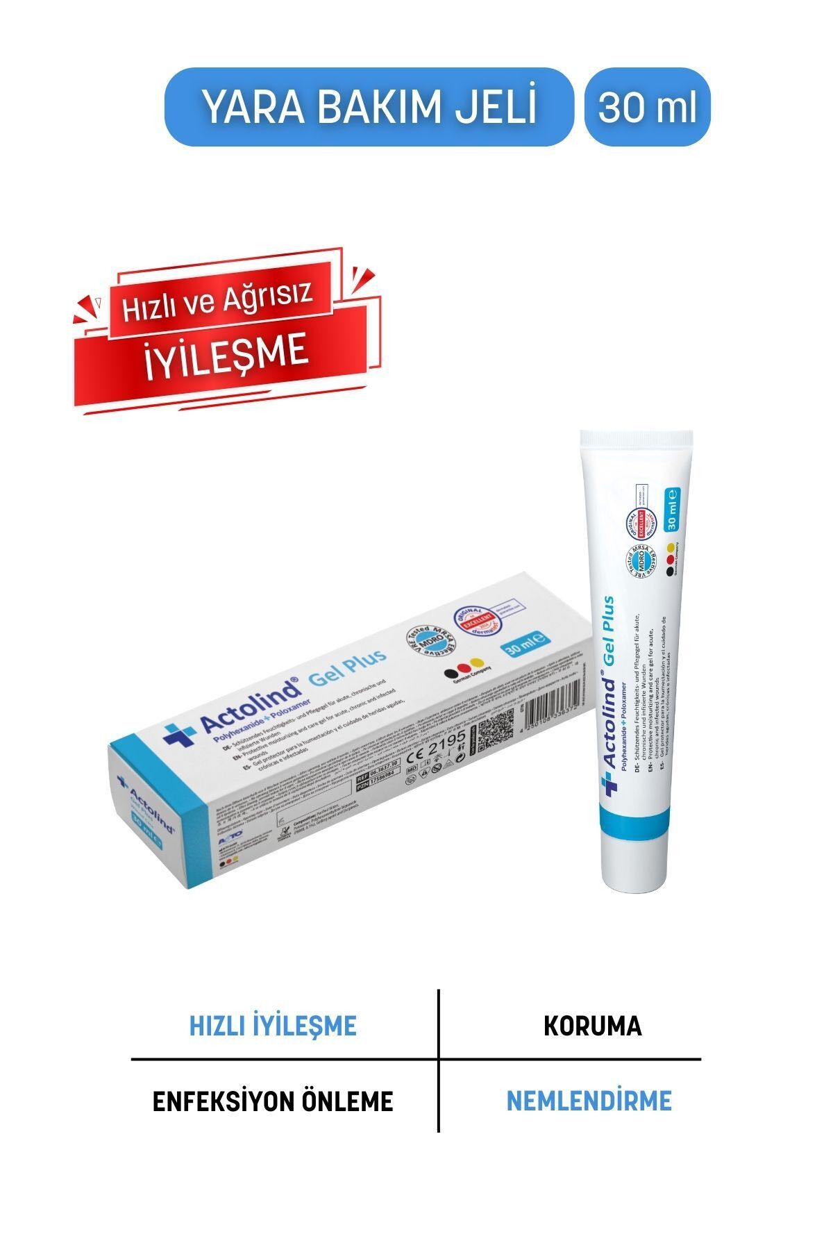 Actolind Gel Plus 30 ml - Yara Bakım Jeli