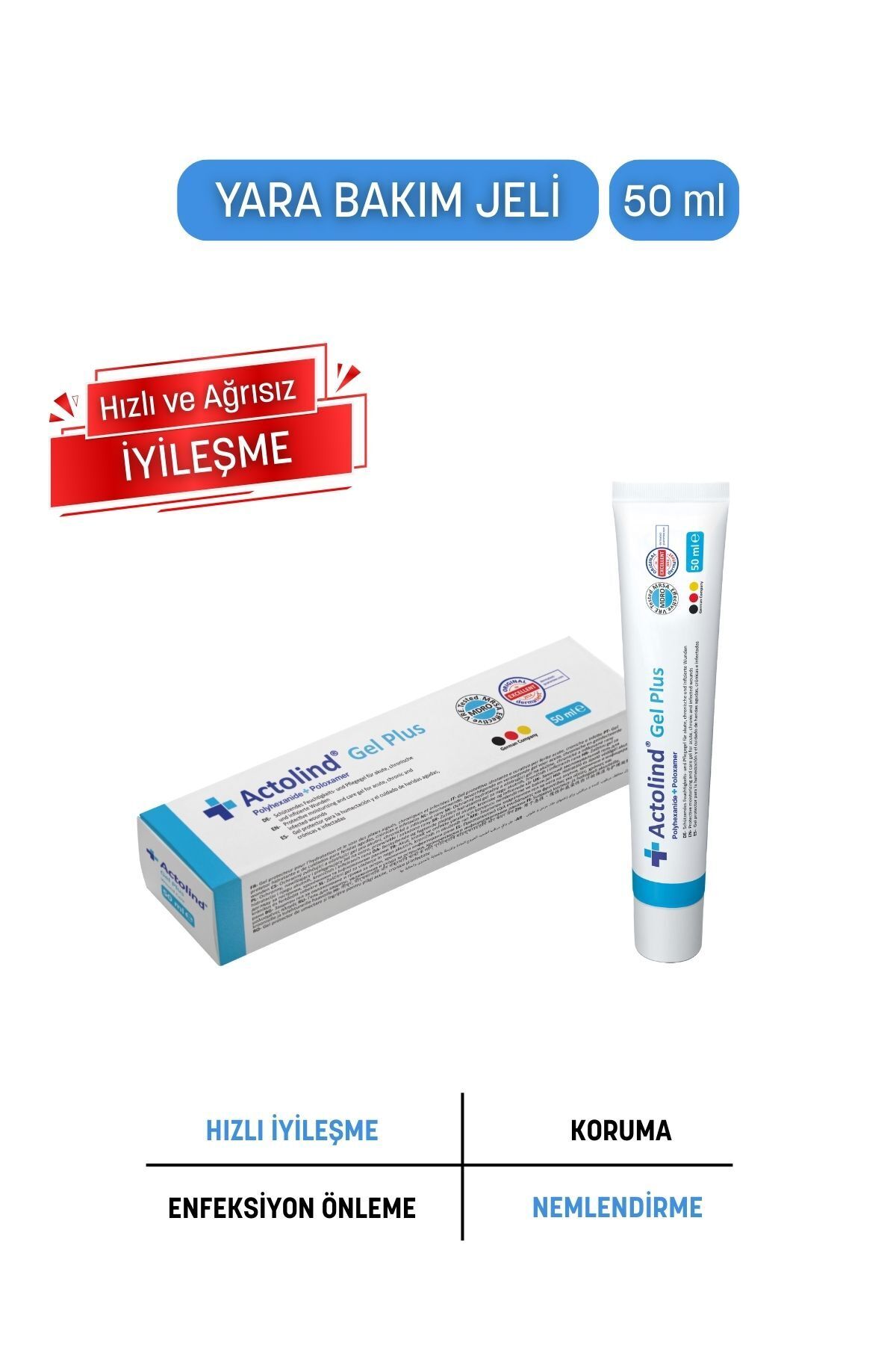 Actolind Gel Plus 50 ml - Yara Bakım Jeli