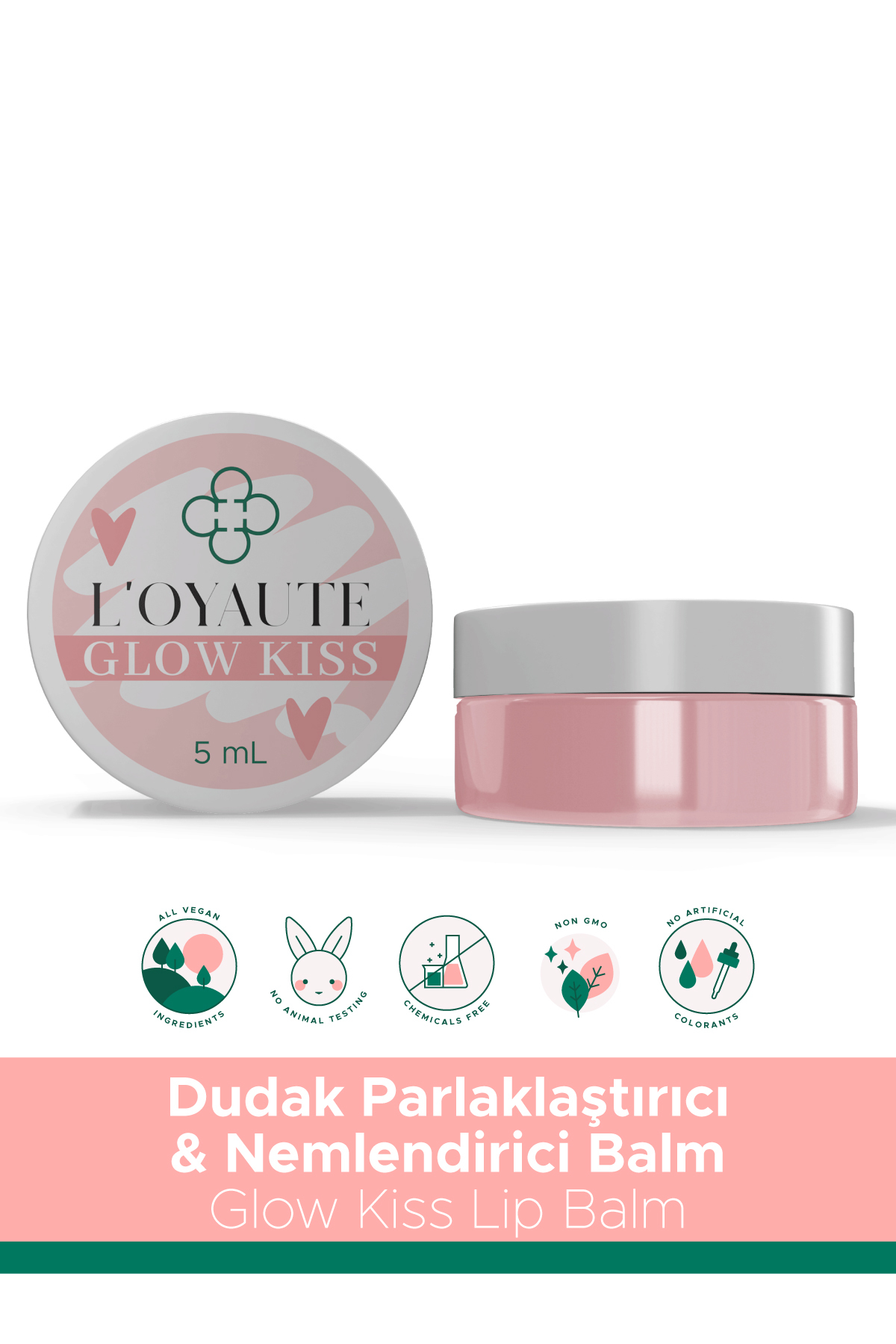 LOYAUTE Vanilya Lip Balm Dolgunlaştırıcı Efekt, Nemlendirici, Parlaklaştırıcı Dudak Bakım Balmı 5 ml