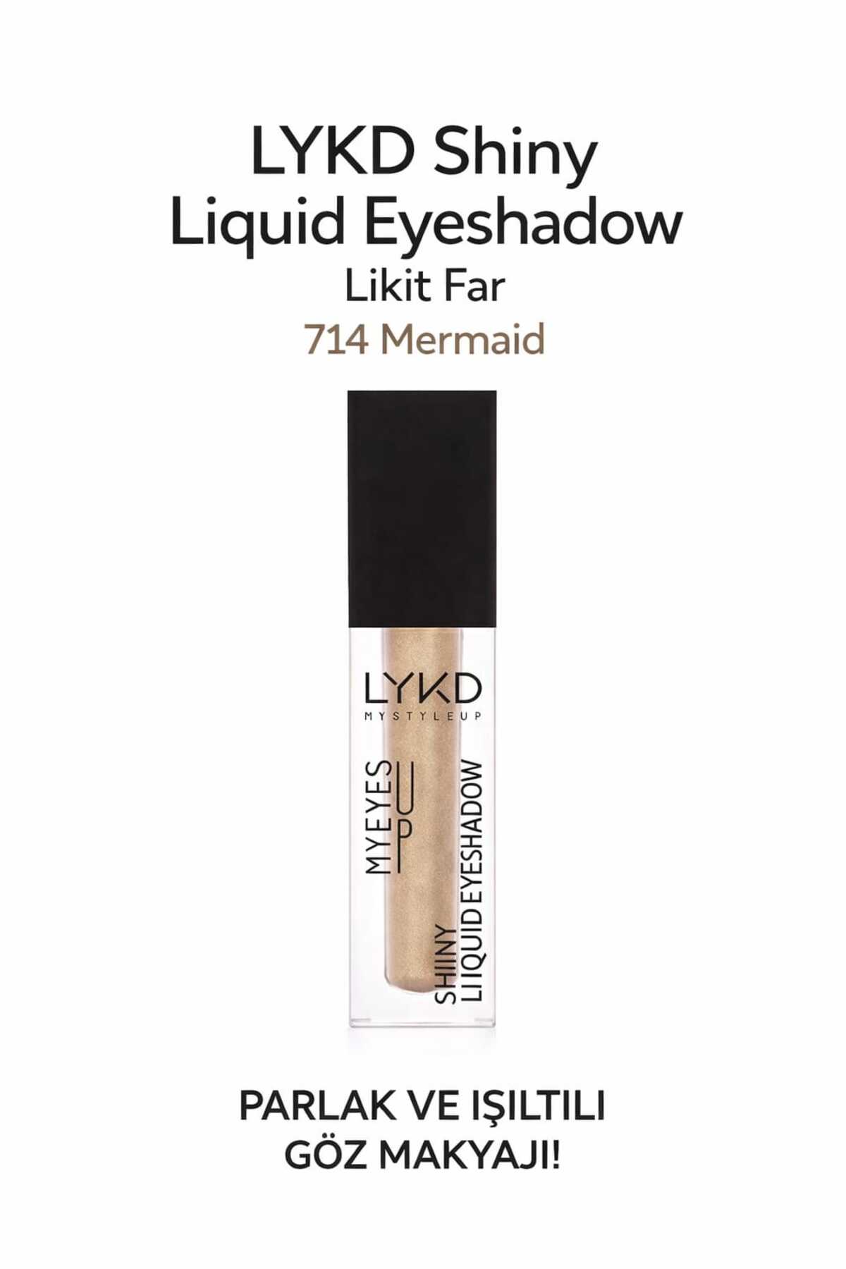 lykd Shiny Liquid Eyeshadow Likit Far 714 Mermaid