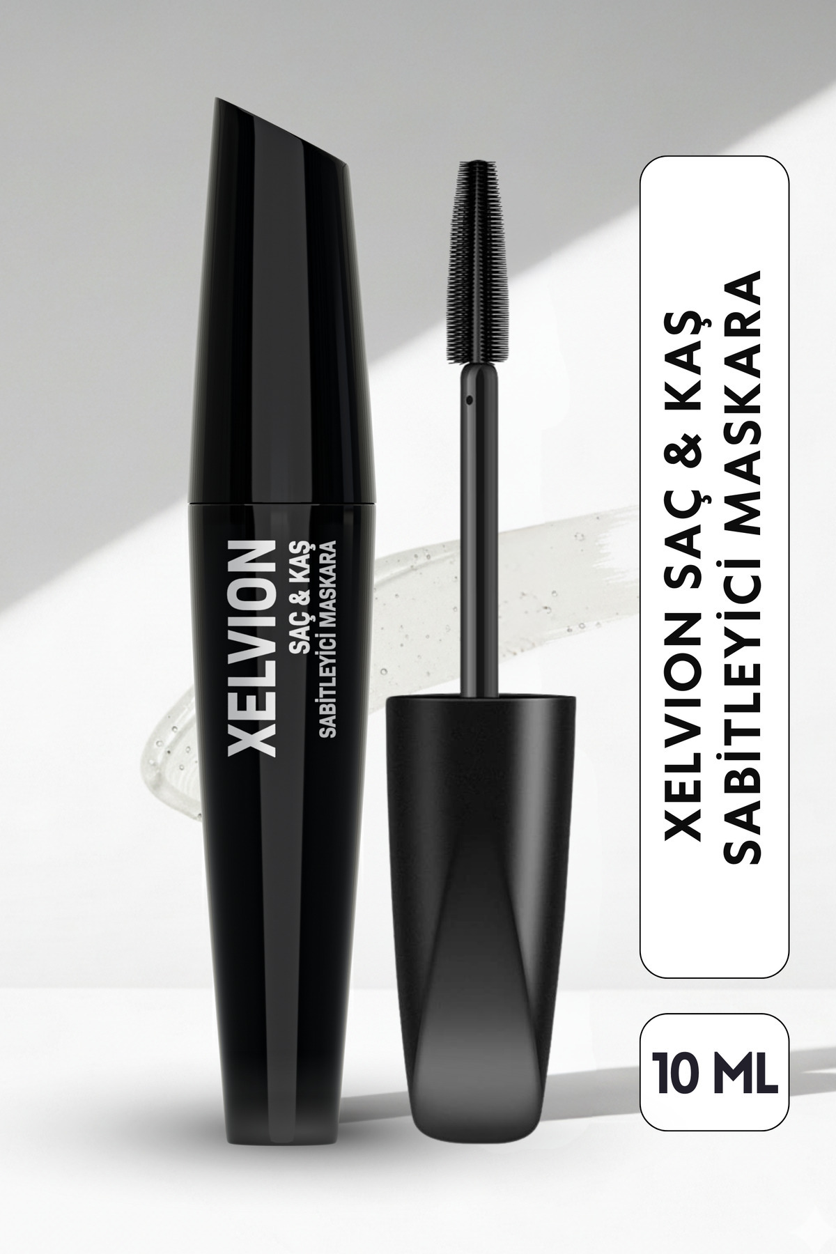 XELVION BEAUTY Saç ve Kaş Sabitleyici Maskara, Uçuşan Teller, Bebek Saçlar İçin Anında Etki, Sabitleyici Wax