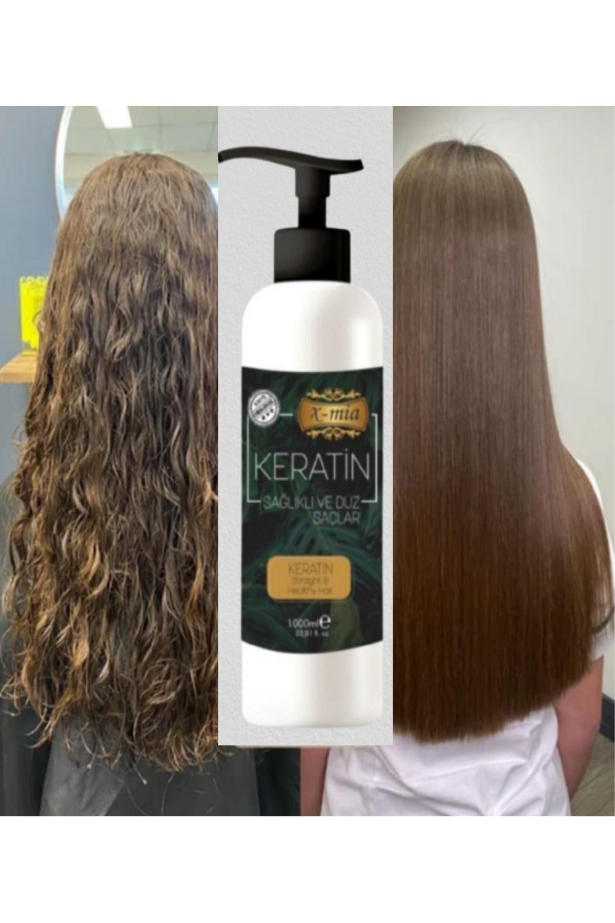 x-mia Professional Saç Düzleştirici (keratinli Brezilya Fönü) 1000ml
