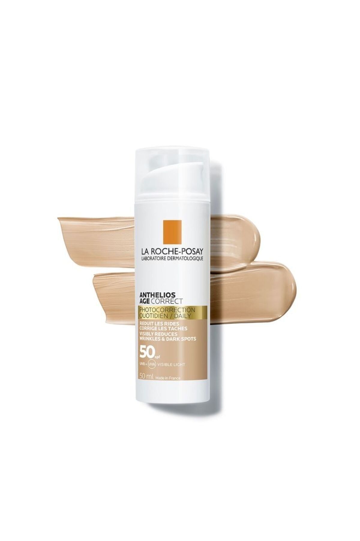 La Roche Posay Anthelios AGE CORRECT SPF 50 KIRIŞIKLIK VE LEKE KARŞITI RENKLİ GÜNEŞ KORUYUCU-50ML
