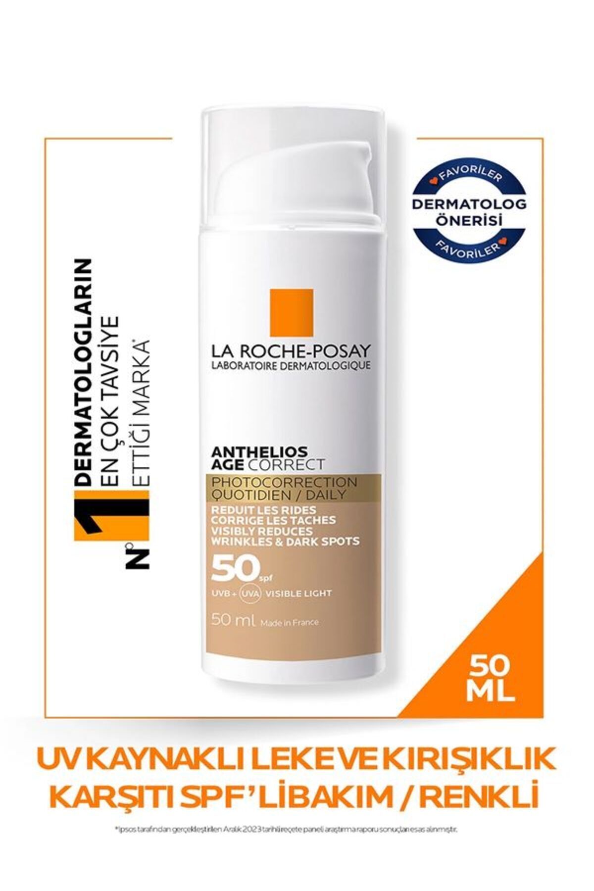 La Roche Posay LEKE KARŞITI ANTHELİOS AGE CORRECT CC KREM-50 ML