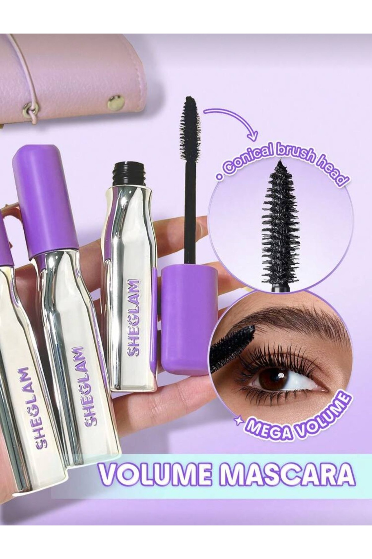 SHEGLAM LASHLIGHTER UP AND OUT MASCARA - Major Lash impact