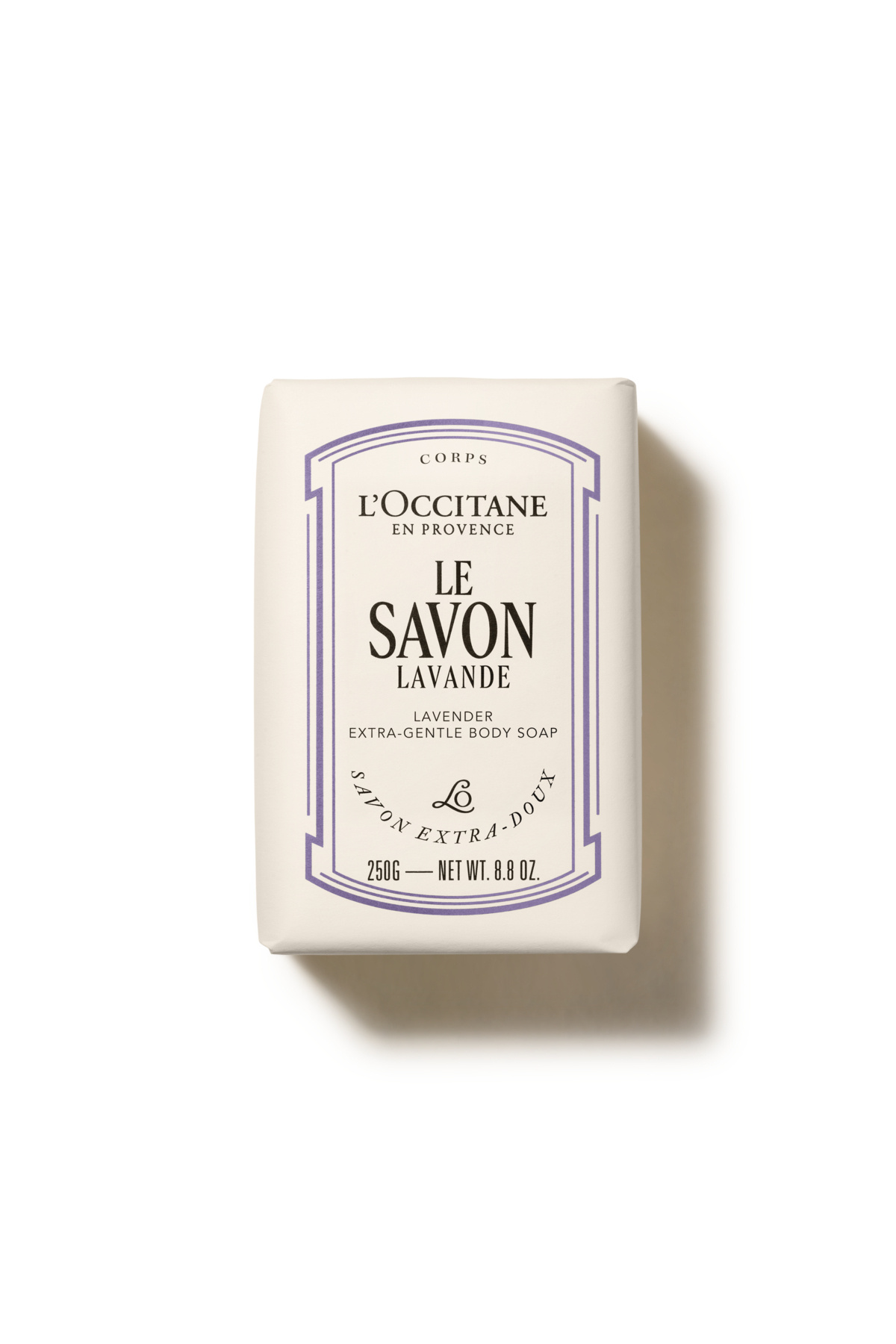 L'Occitane Shea Lavande Katı Sabun, Shea ve Lavanta Yağı İçeren, 250 g