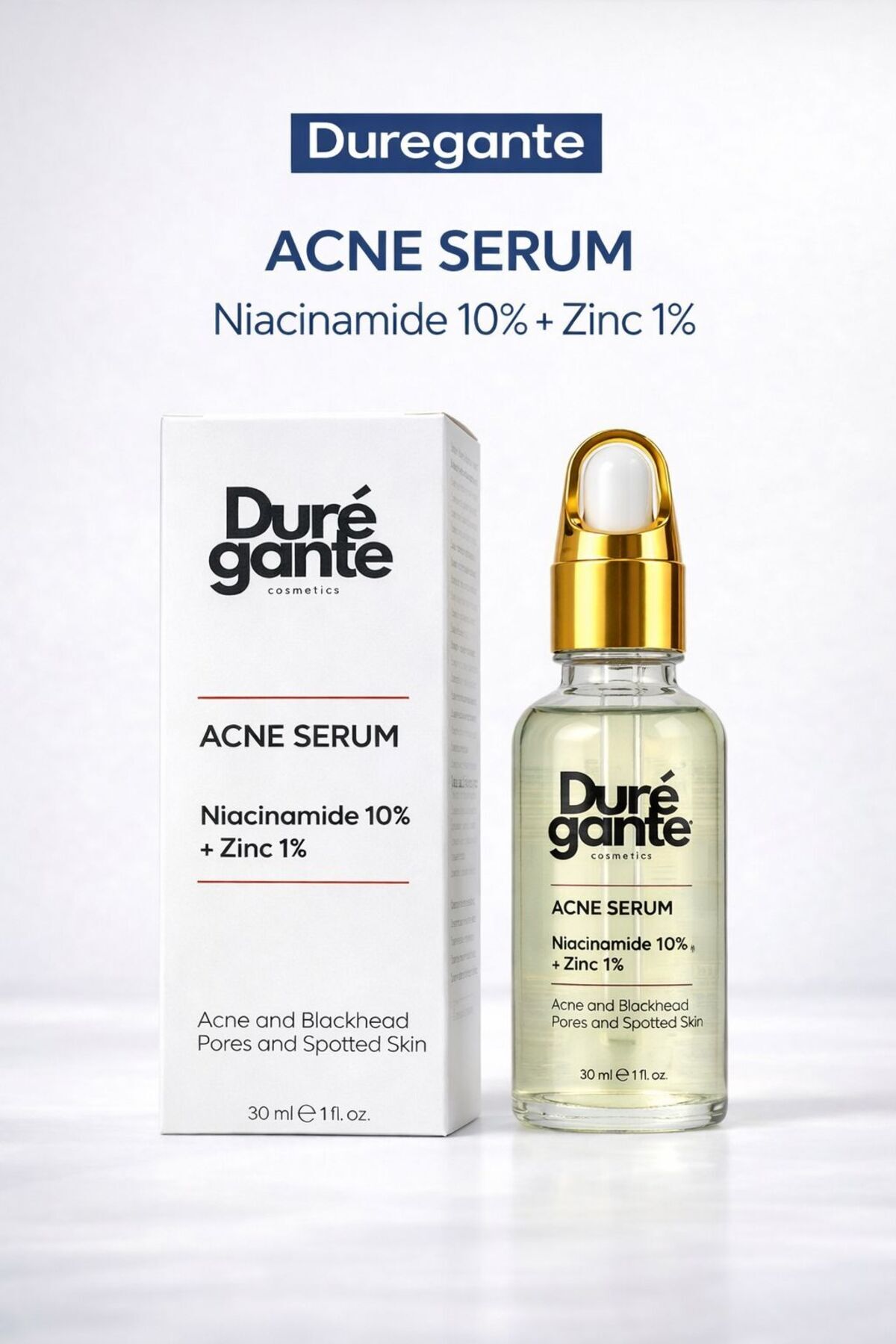 DUREGANTE AKNE SERUMU - Niacinamide 10% - Zinc 1%