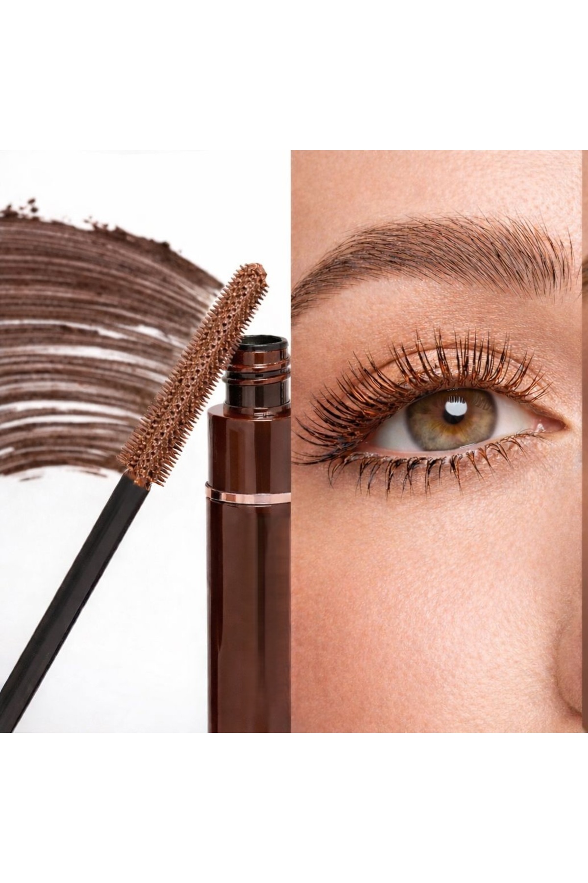 SİBELA BEAUTY GÜZEL GÖRMEK GÜZEL DÜŞÜNDÜRÜR Sky High Maskara, Yeşil ve Kahve Tonlu Rimel, Hacim Veren Maskara