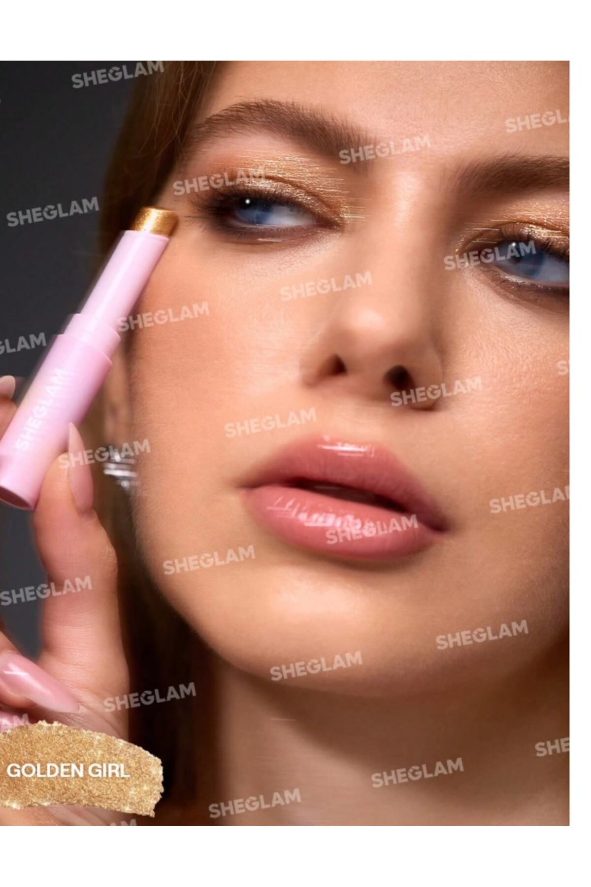 SHEGLAM Crystal Jelly Glaze Stick | Islak Bitişli Kristal Işıltılı Stick Aydınlatıcı ( Golden Girl)