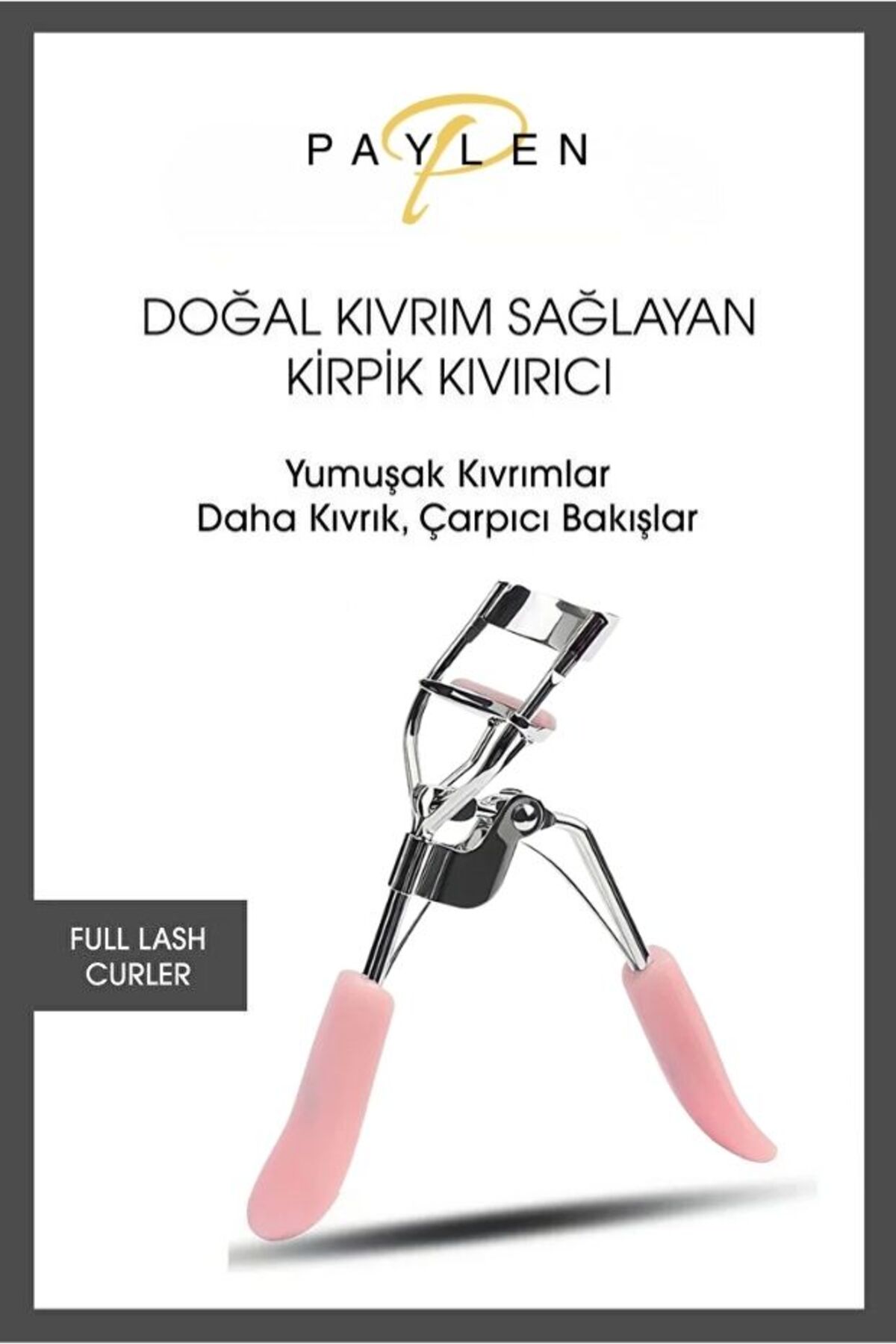 PAYLEN Doğal Kıvrım Sağlayan Premium Kirpik Kıvırıcı Yedek Lastikli
