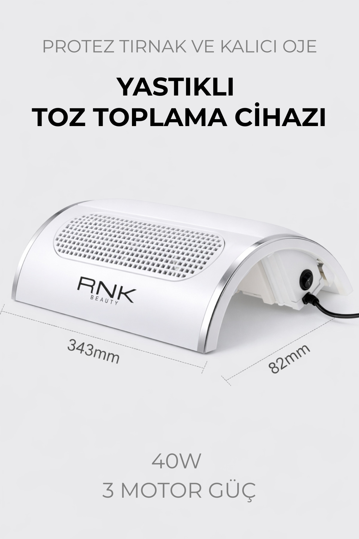 RONIKI Rnk Beauty 3 Motor Fan Tırnak Toz Toplama Makinesi