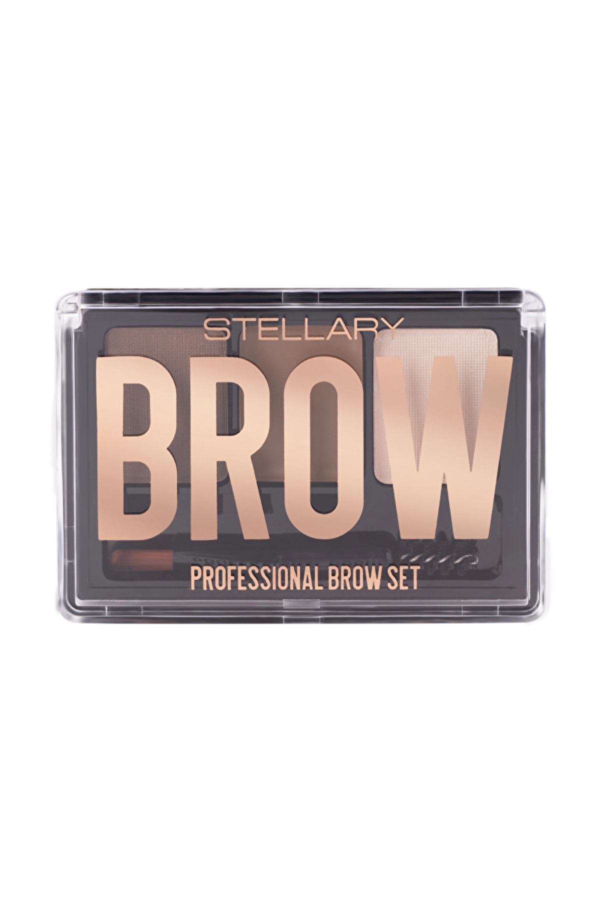 Stellary Professional Brow Set 02 Brunette - Complete Brow Grooming Kit