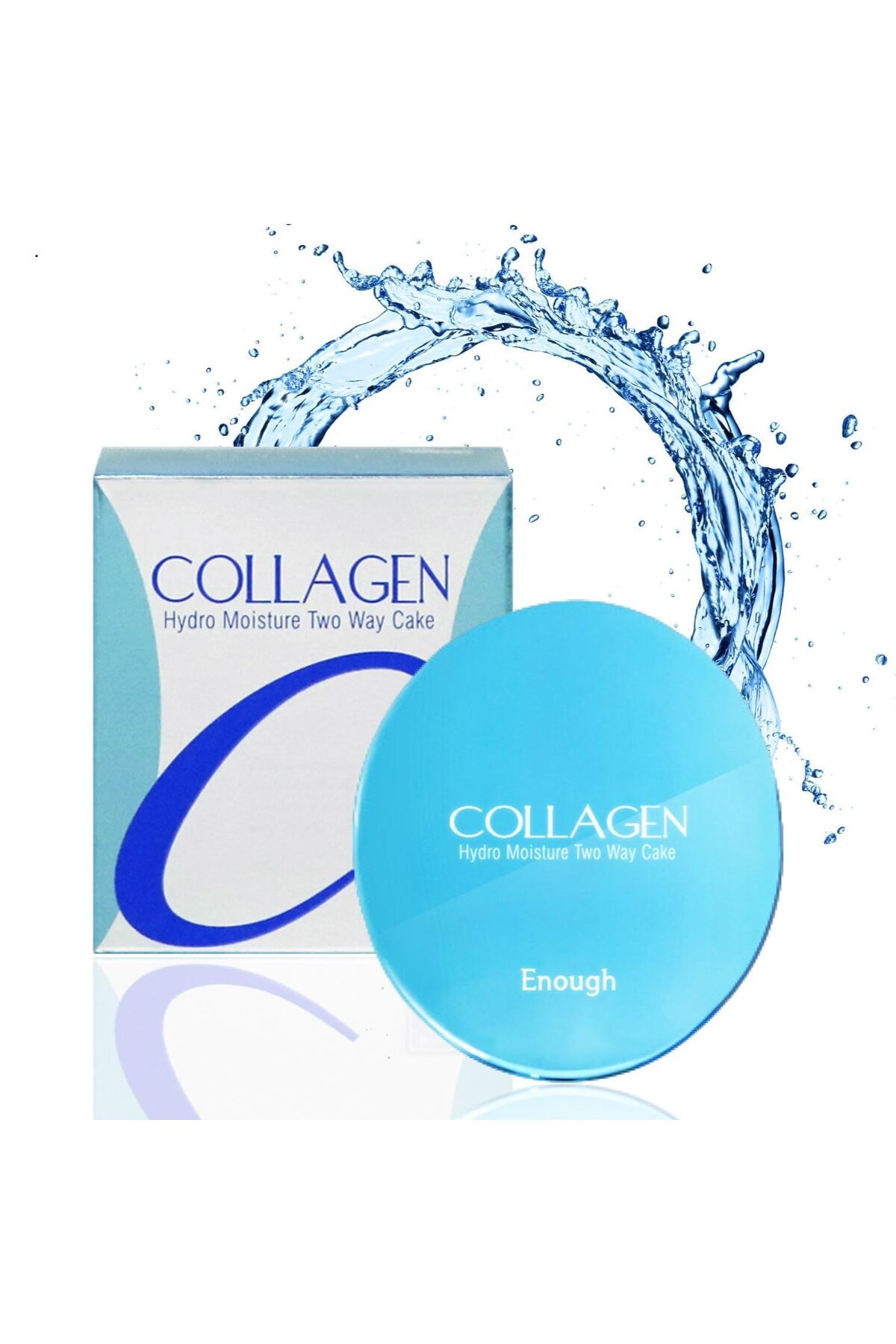 Enough Kolajen Nemlendirici Two Way Cake Fondöten #21 - Collagen Moisture Two Way Cake #21