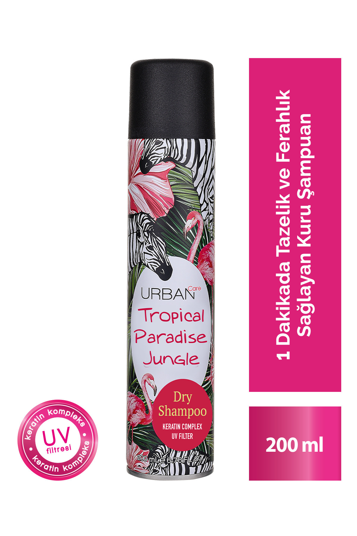 Urban Care Tropik Meyve Ve Çiçek Kokulu Hacimlendirici Kuru Şampuan-vegan-200ml-uv Koruma