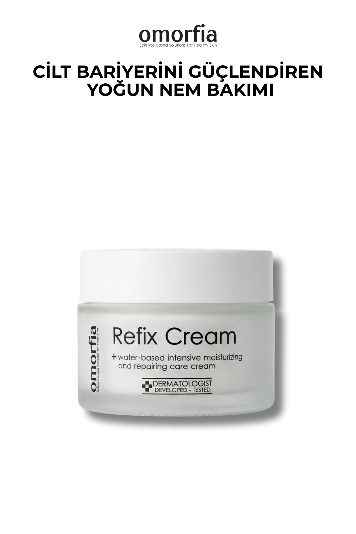 OMORFİA Pro Vitamin B5 Destekli Su Bazlı Yoğun Nemlendirici, Cilt Tonu Eşitleyici Bakım Kremi 50 gr