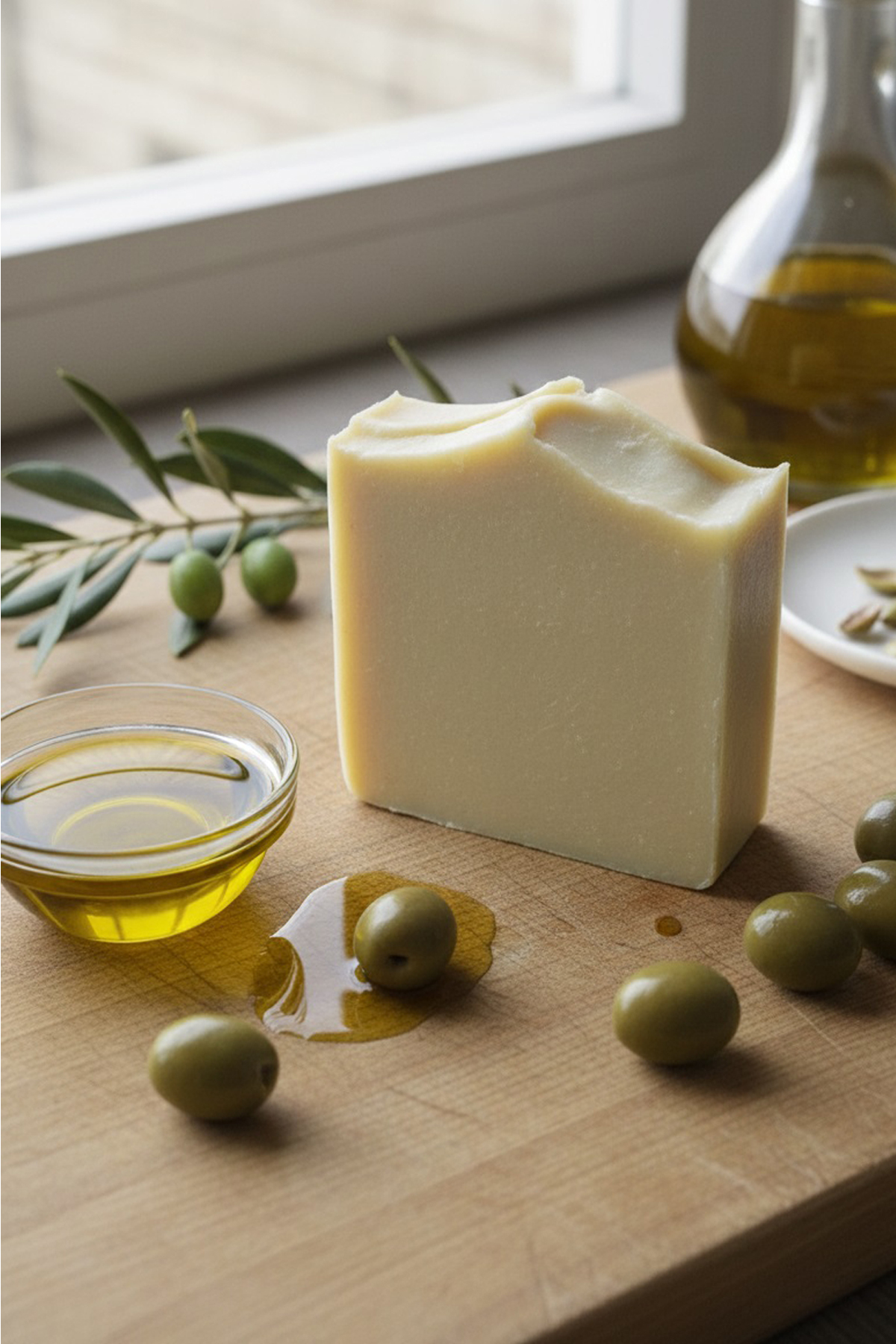 Zencefil Organik Zeytinyağlı Sabun Özel Üretim El Yapımı Saf Zeytin Yağı Sabunu Pure Olive Oil Soap