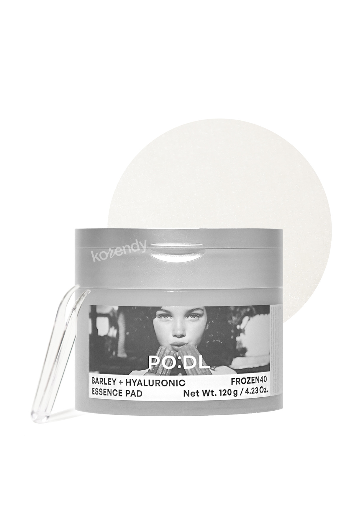 PO:DL Barley+Hyaluronic Frozen40 Essence Pad - Ferahlatıcı ve Geniş Gözenek Önleyici Çift Dokulu Ped 120g