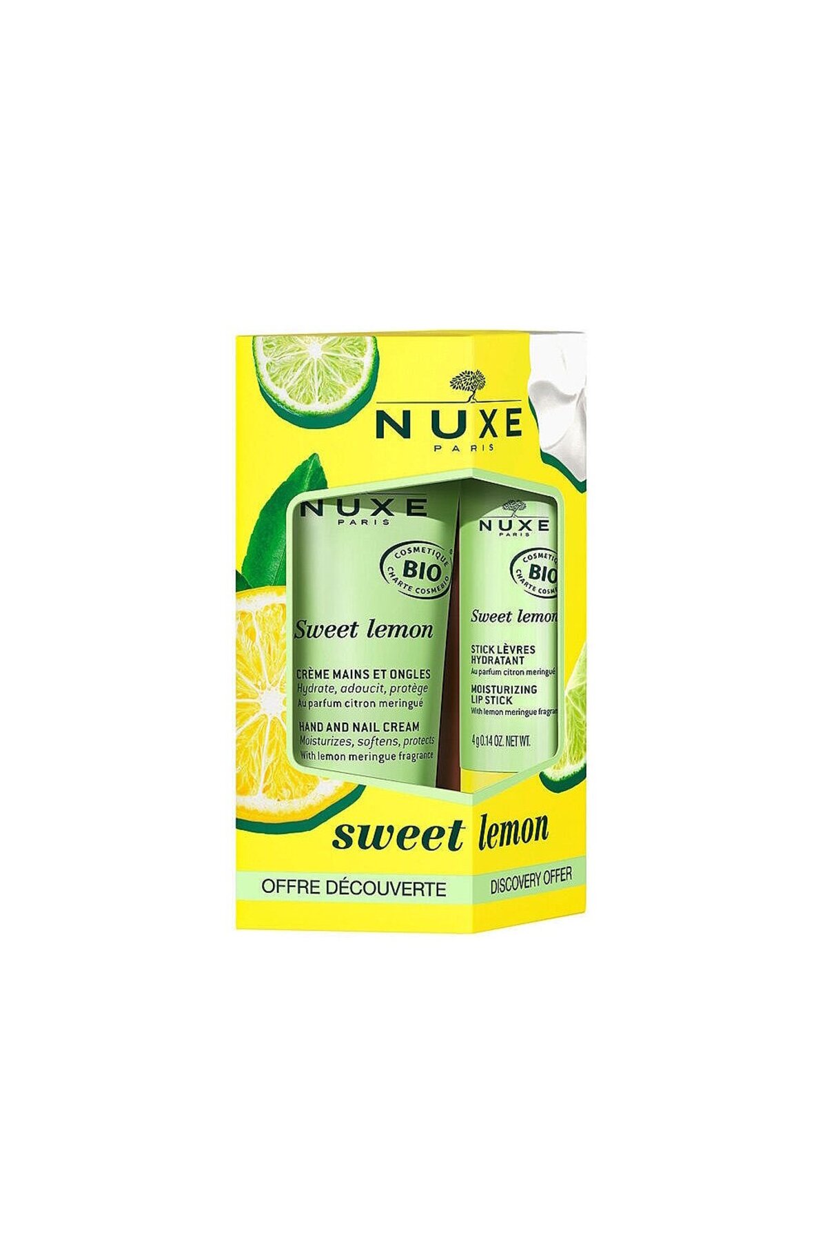Nuxe Sweet Lemon El ve Tırnak Bakım Kremi 30ml + Sweet lemon Dudak Stiği 4g