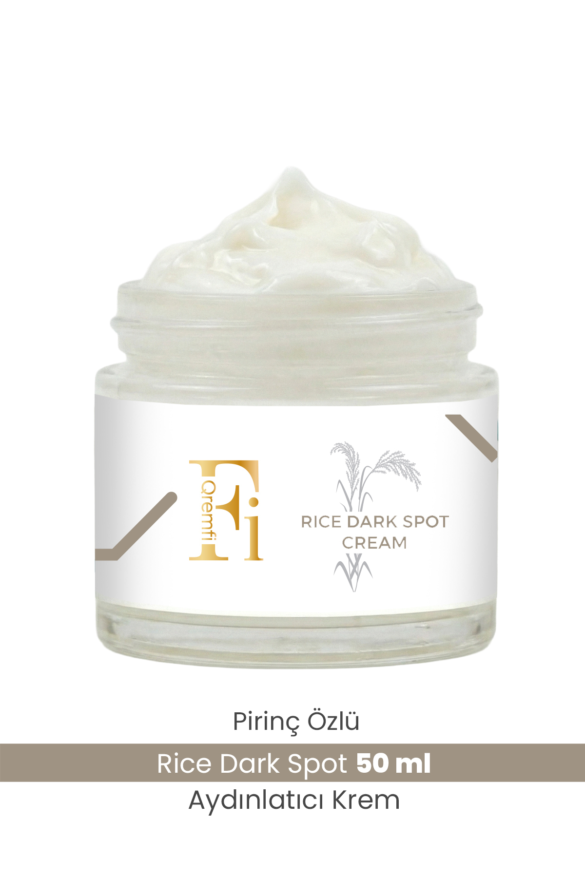 Qremfi Rice Dark Spot Pirinç Özlü Aydınlatıcı & Nemlendirici Krem 50 ml