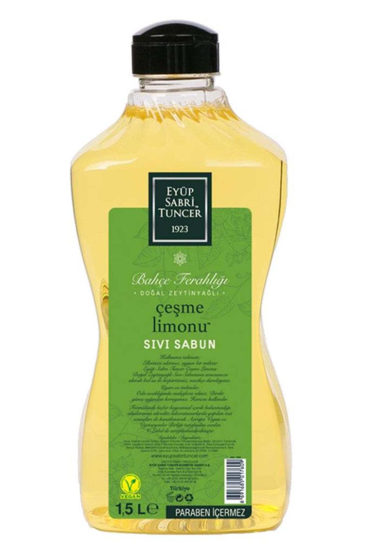 Eyüp Sabri Tuncer 1,5lt Çeşme Limonu Sıvı Sabun Doğal Zeytinyağlı