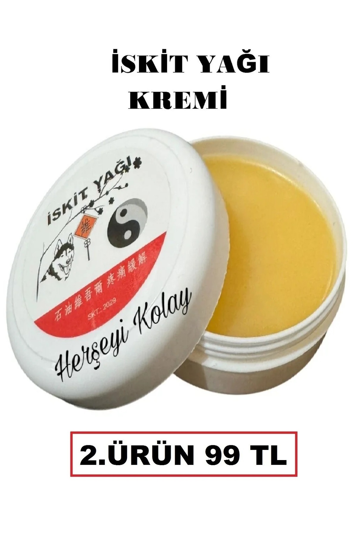 Herşeyi Kolay Happy Kremi İskit Kremi Kuyruk yağı katkılı Akıllı krem 50mL Happy Kremi Kuyruk yağı Vücut Kremi
