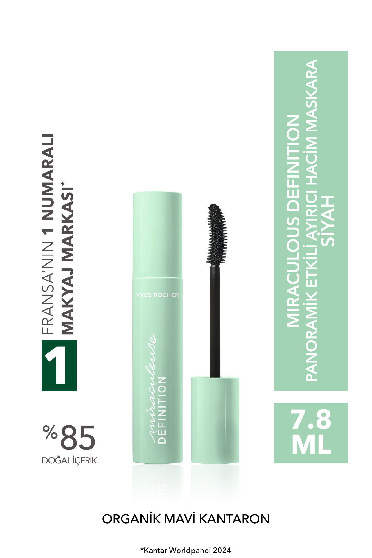 Yves Rocher Miraculous Definition Panoramik Etkili Ayırıcı Hacim Maskara - Siyah-3011