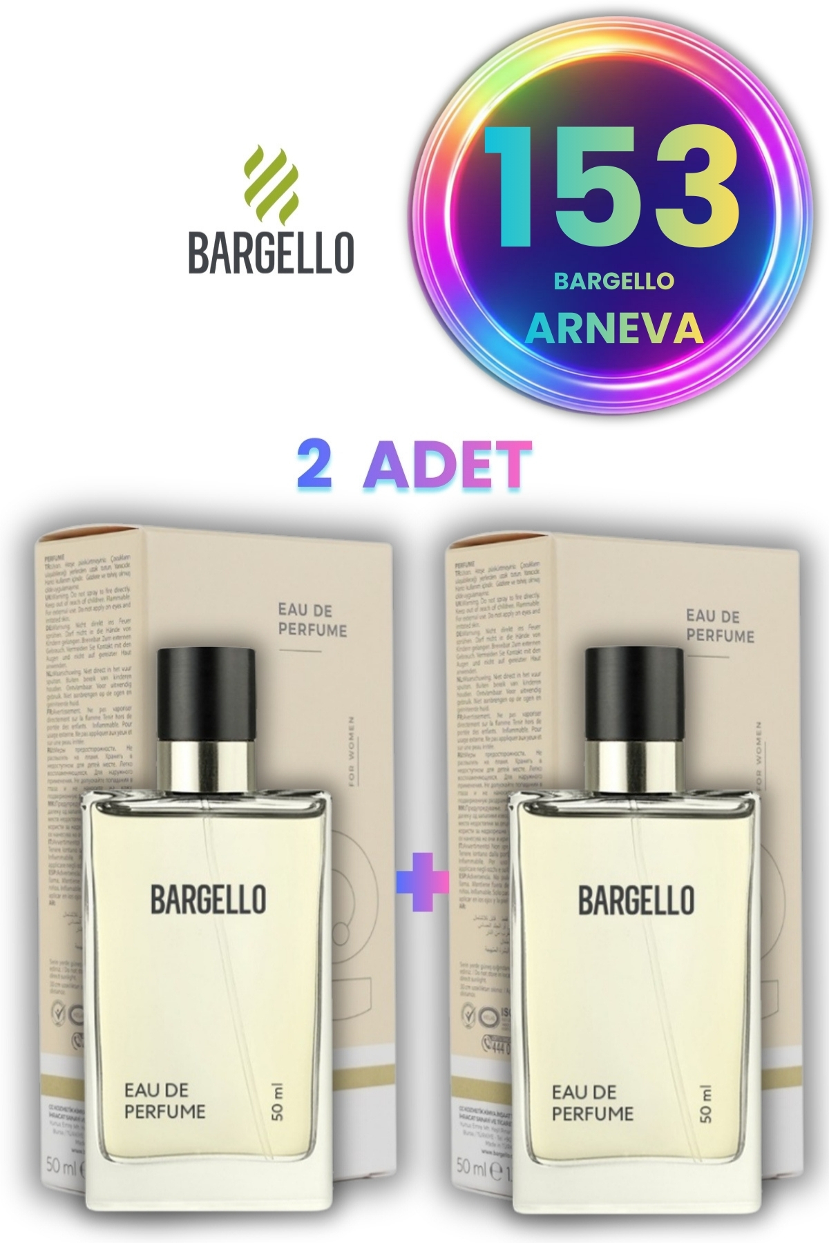 Bargello 153 Kadın Floral Edp Parfüm 50 Ml (2 Adet)