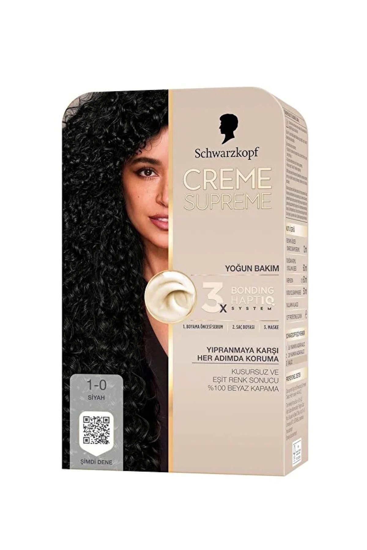 Schwarzkopf Creme Supreme 1-0 SİYAH