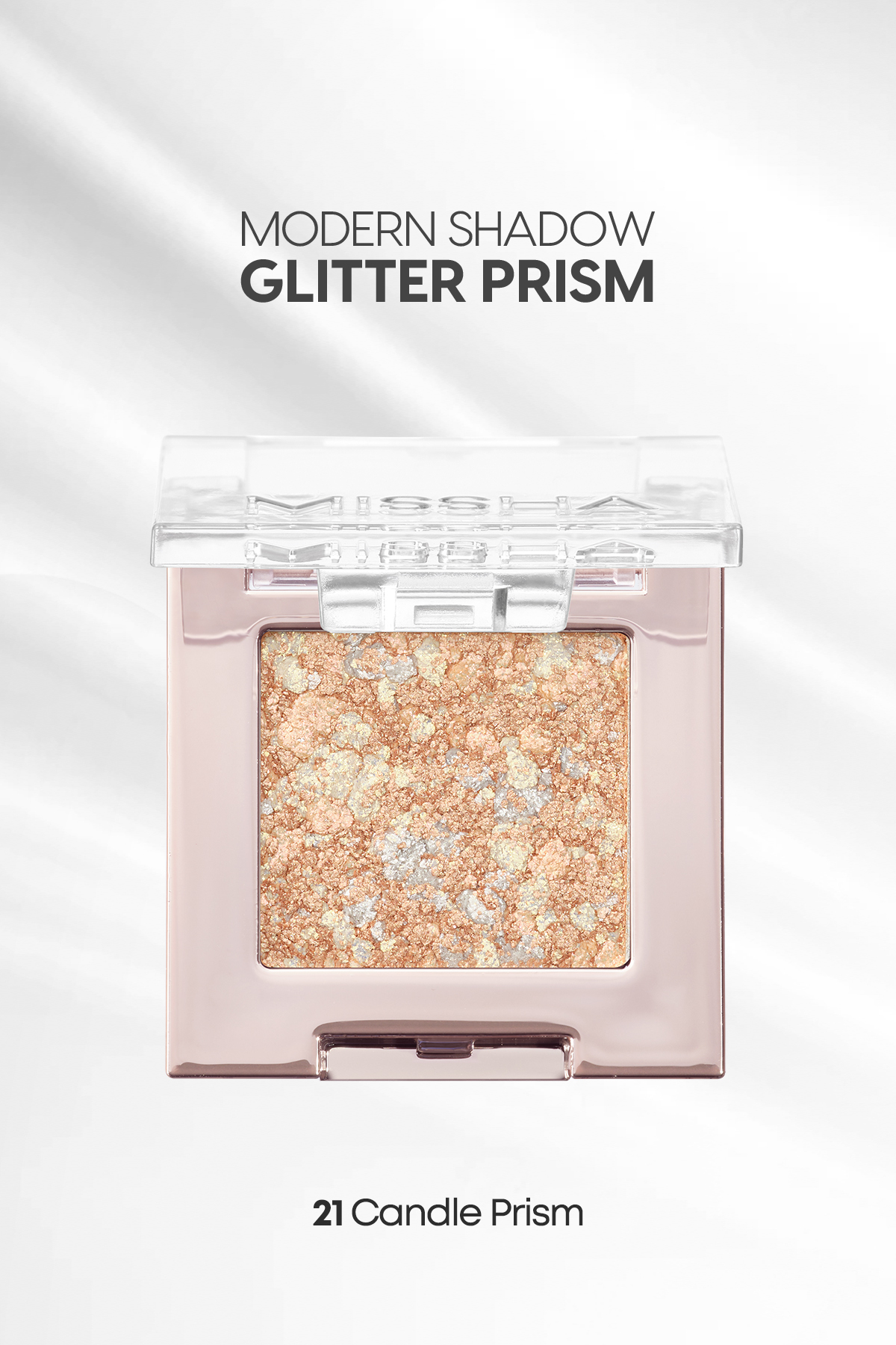 Missha Topaklanmayan, El Yapımı Glitter Far Modern Shadow Glitter Prism (No.21 Candle Prism)