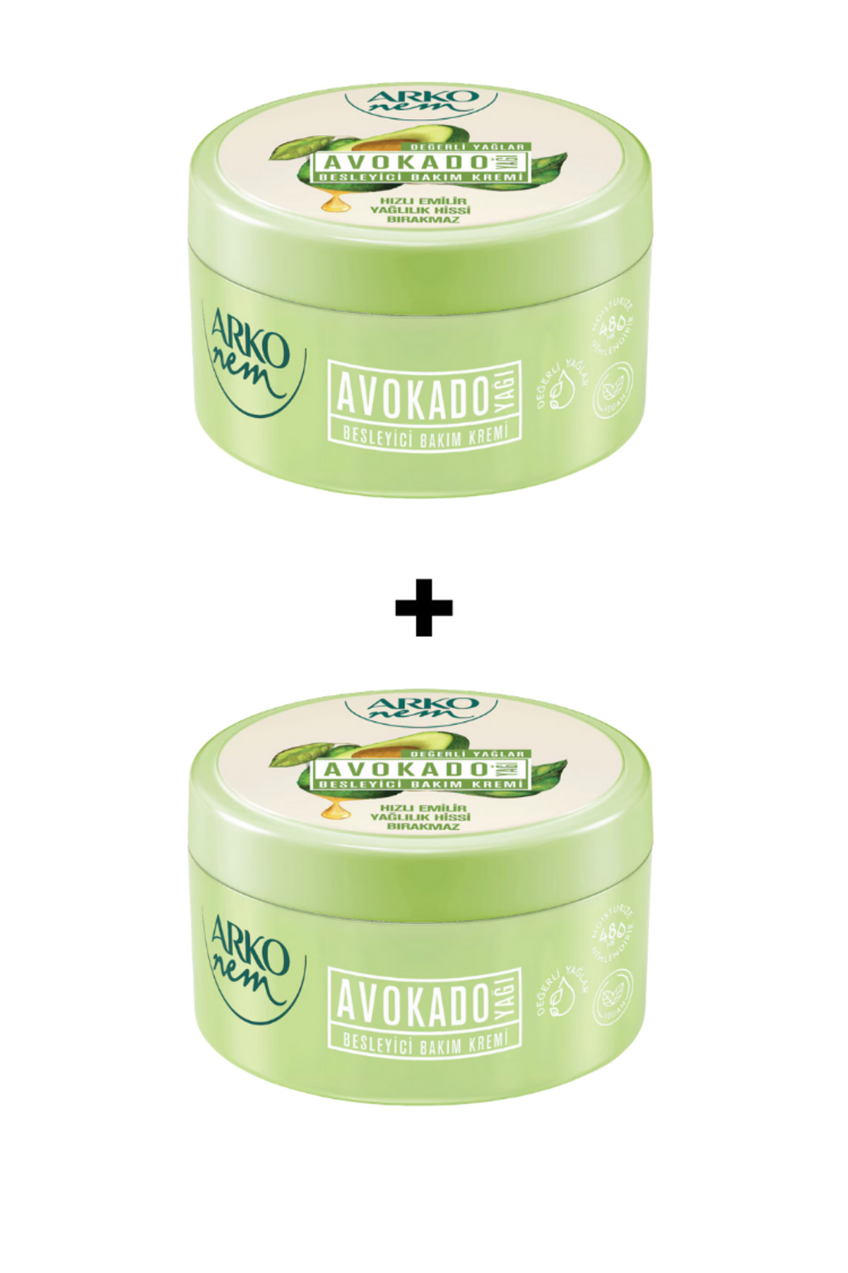 ARKO Nem Değerli Yağlar Avokado Yağı El Ve Vücut Kremi 250 Ml + 250 Ml