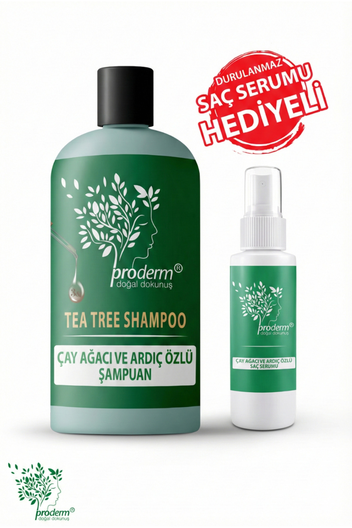 PRODERM Çay Ağacı ve Ardıç Özlü Şampuan