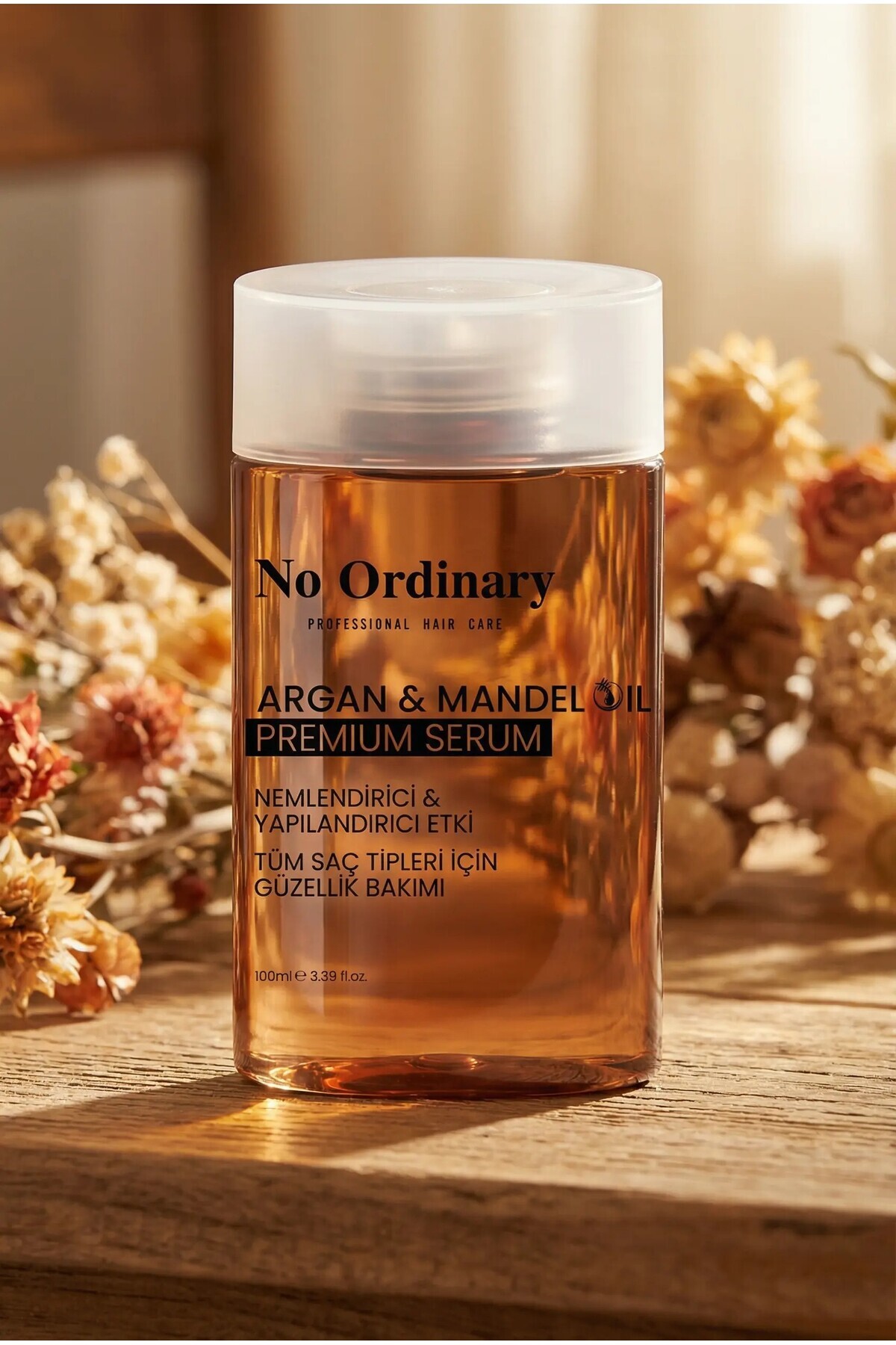 No Ordinary Premium Argan & Mandel Içerikli Doğal Saç Bakım Yağı & Serum 100ml